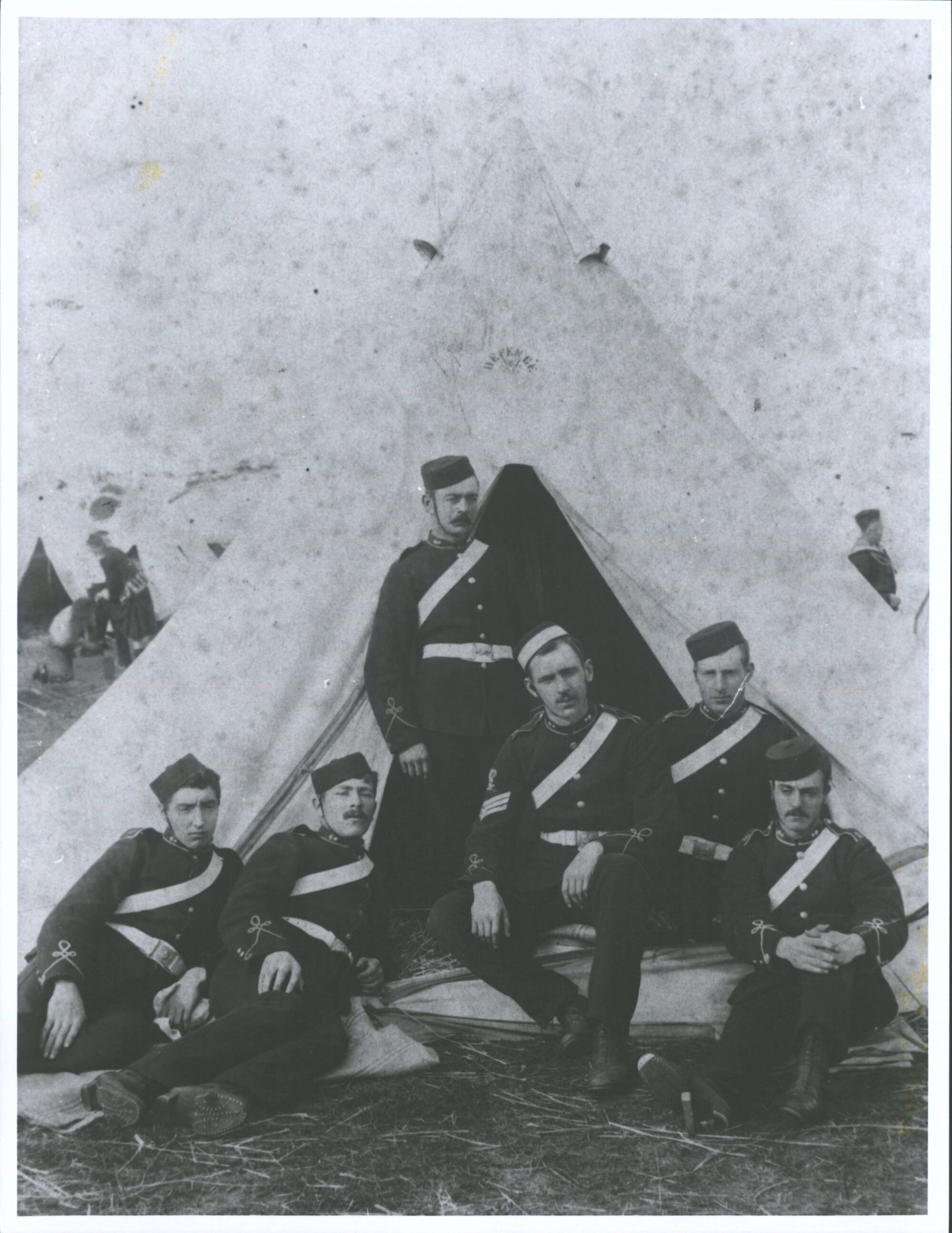 "Sergt Waters' Tent" Easter 1890, Tahuna Park, Dunedin