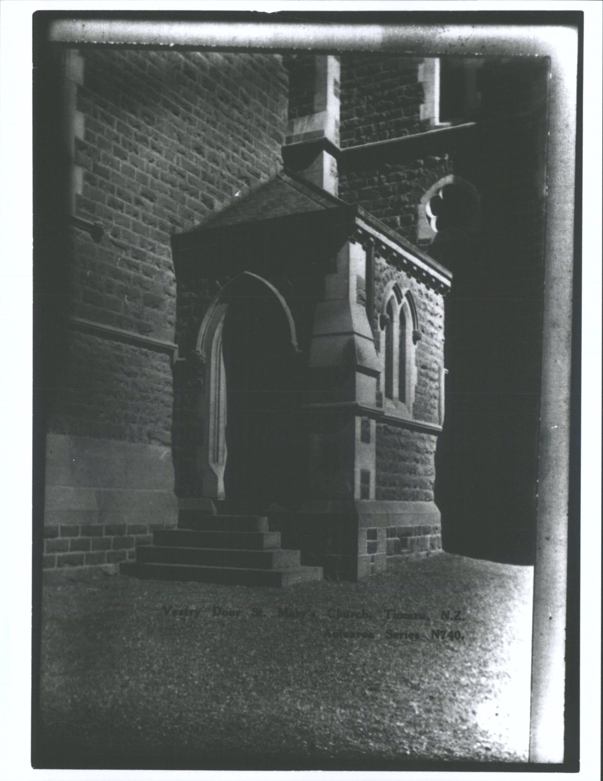 Vestry Door, St. Mary's Church, Timaru, N.Z.