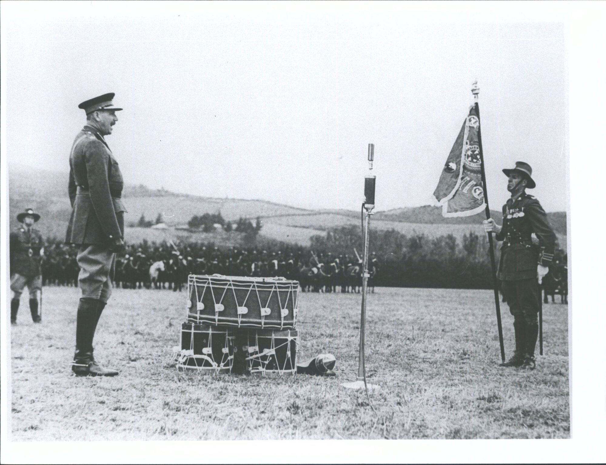 Presentation of "Guidon" by Gov. General Lord Galway