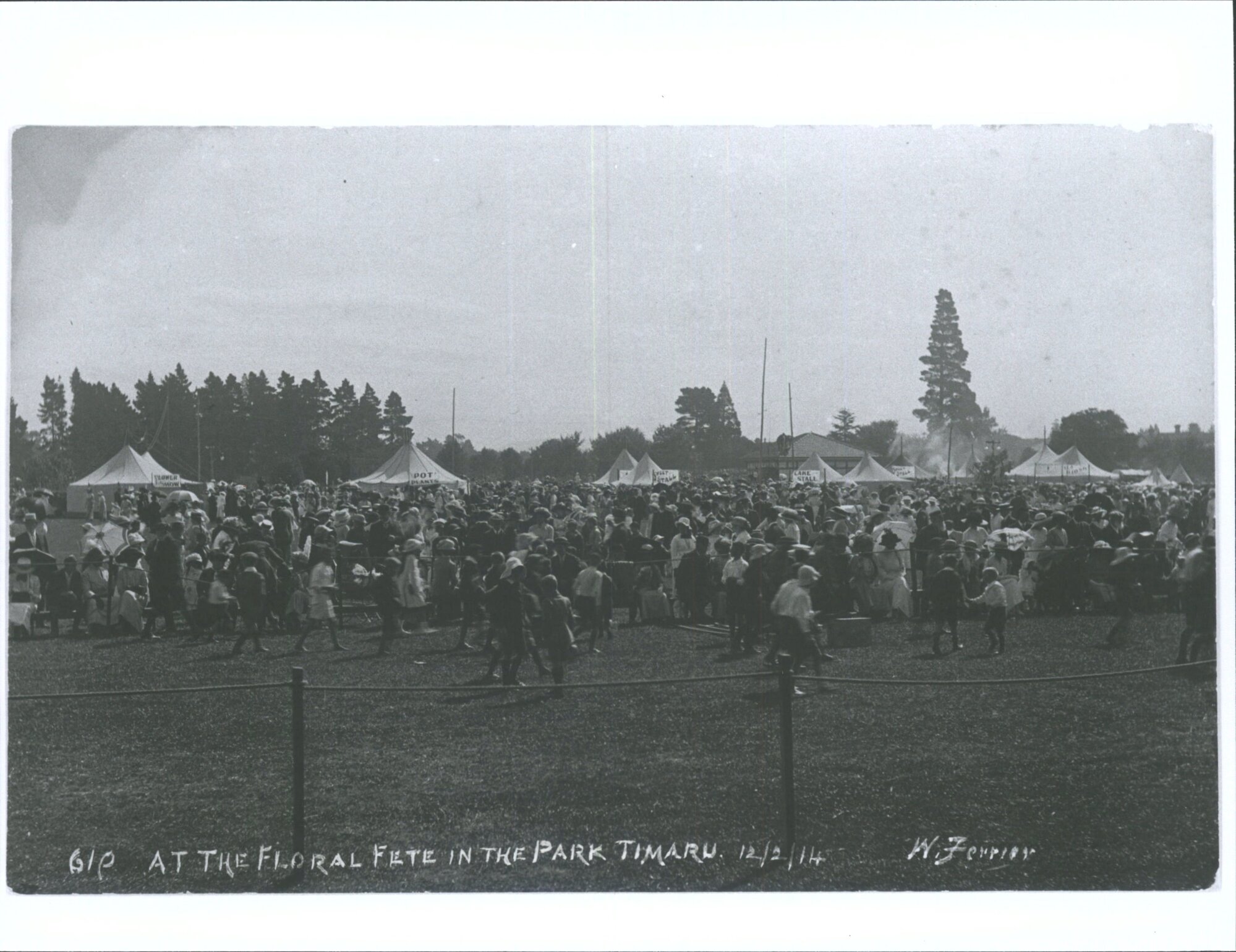 At the Floral Fete in the Park, Timaru