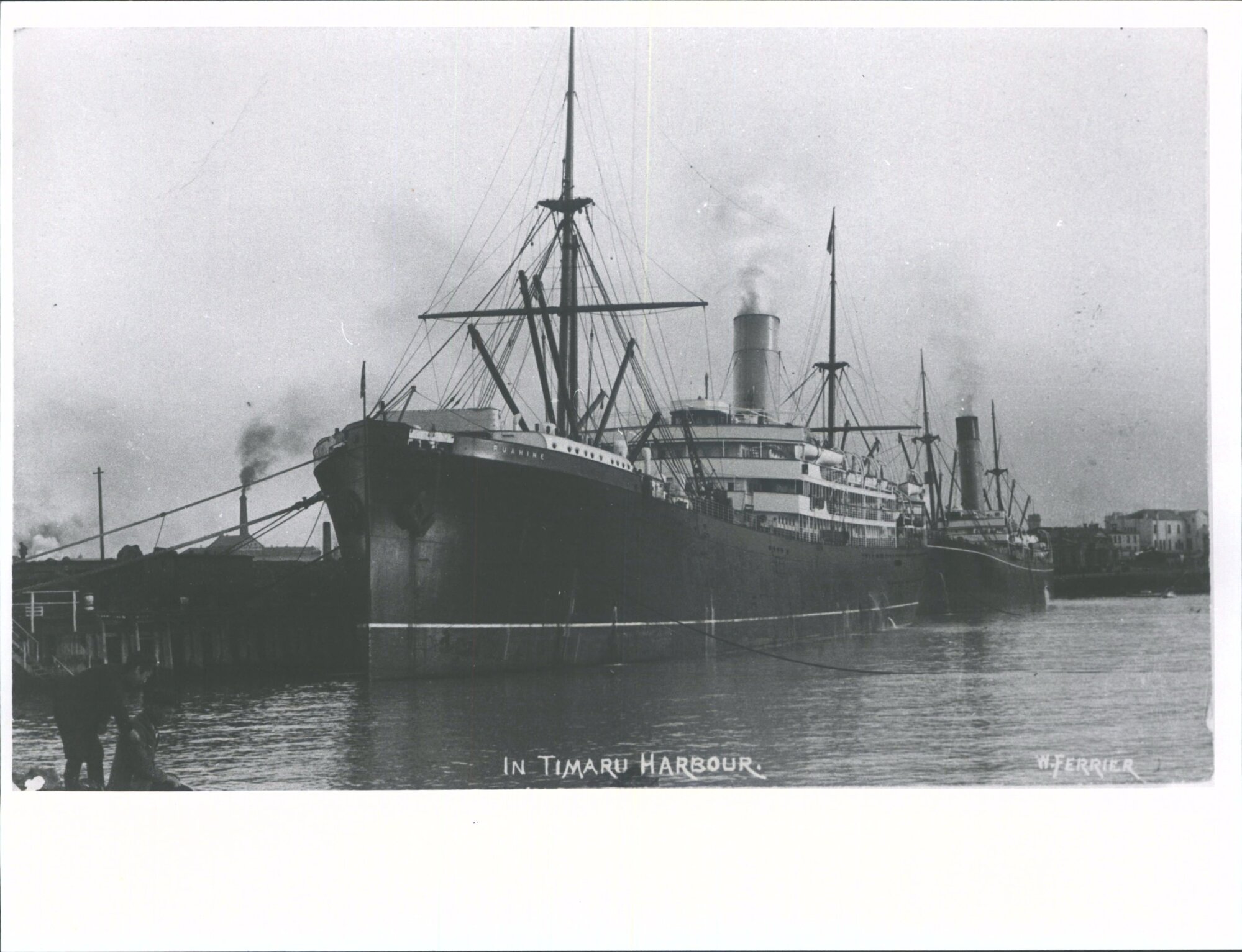 S.S Ruahine in Timaru Harbour