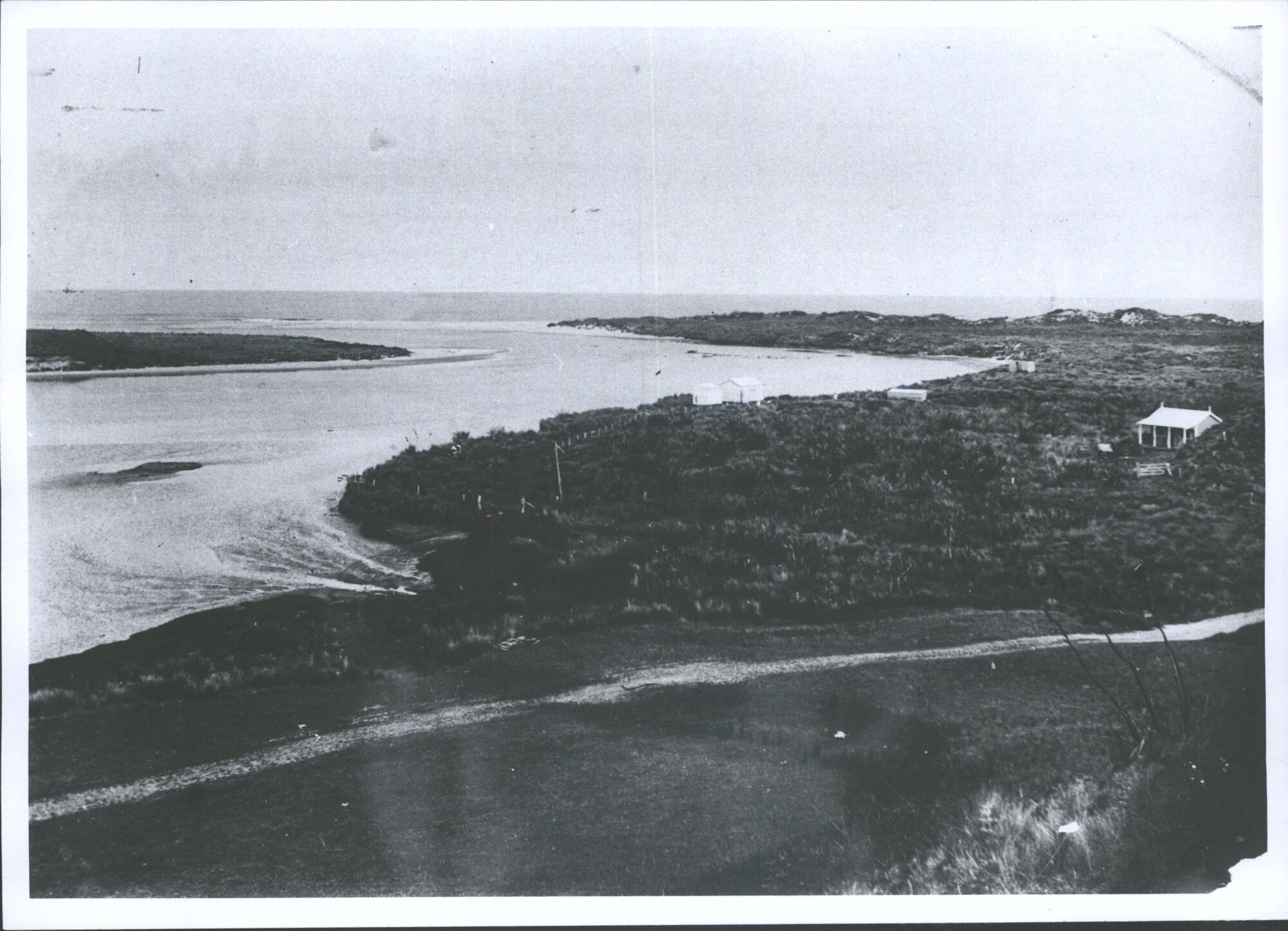 Looking toward the sea at Toko Mouth