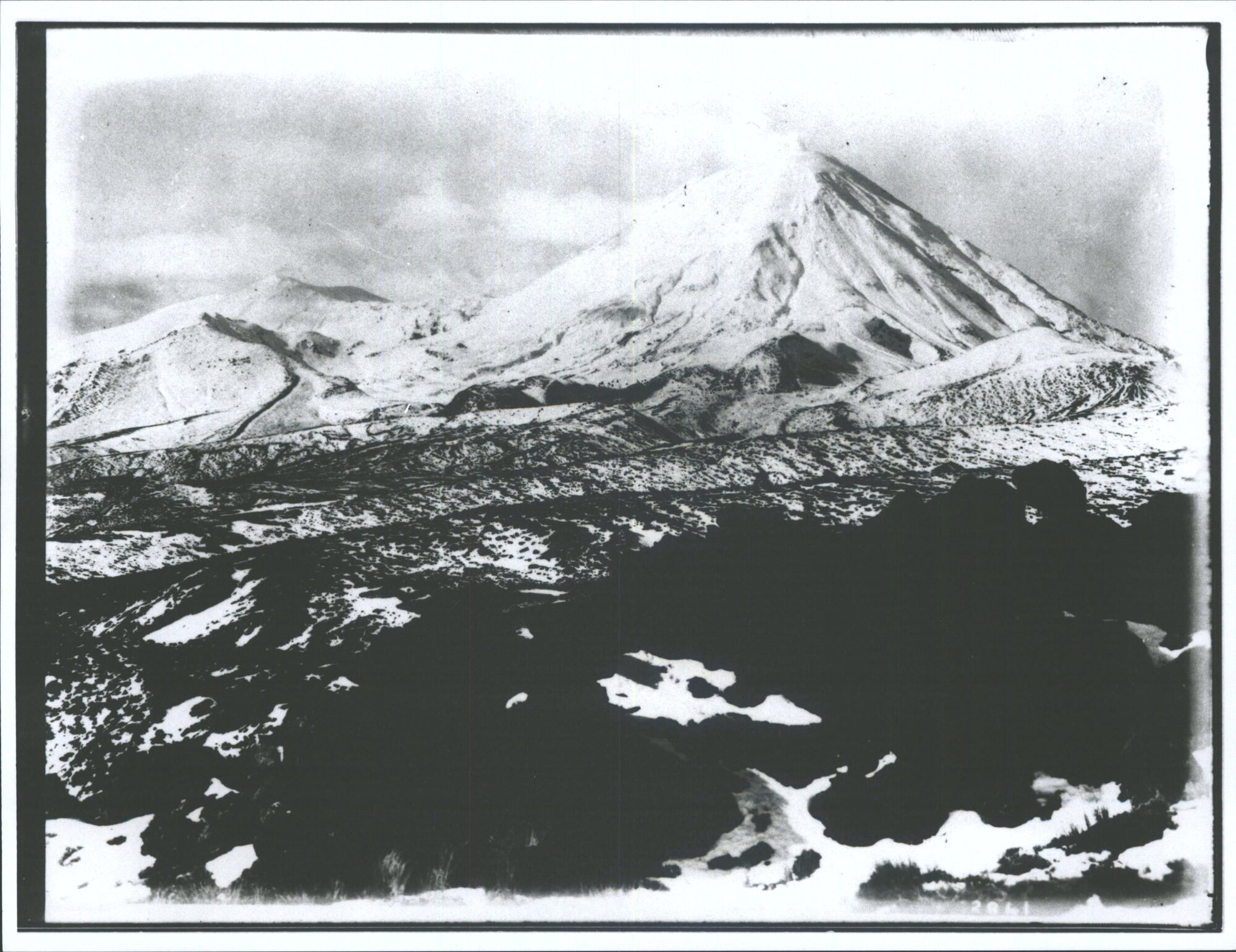 Mts. Ngauruhoe and Tongariro, Tongariro National Park, N.Z.