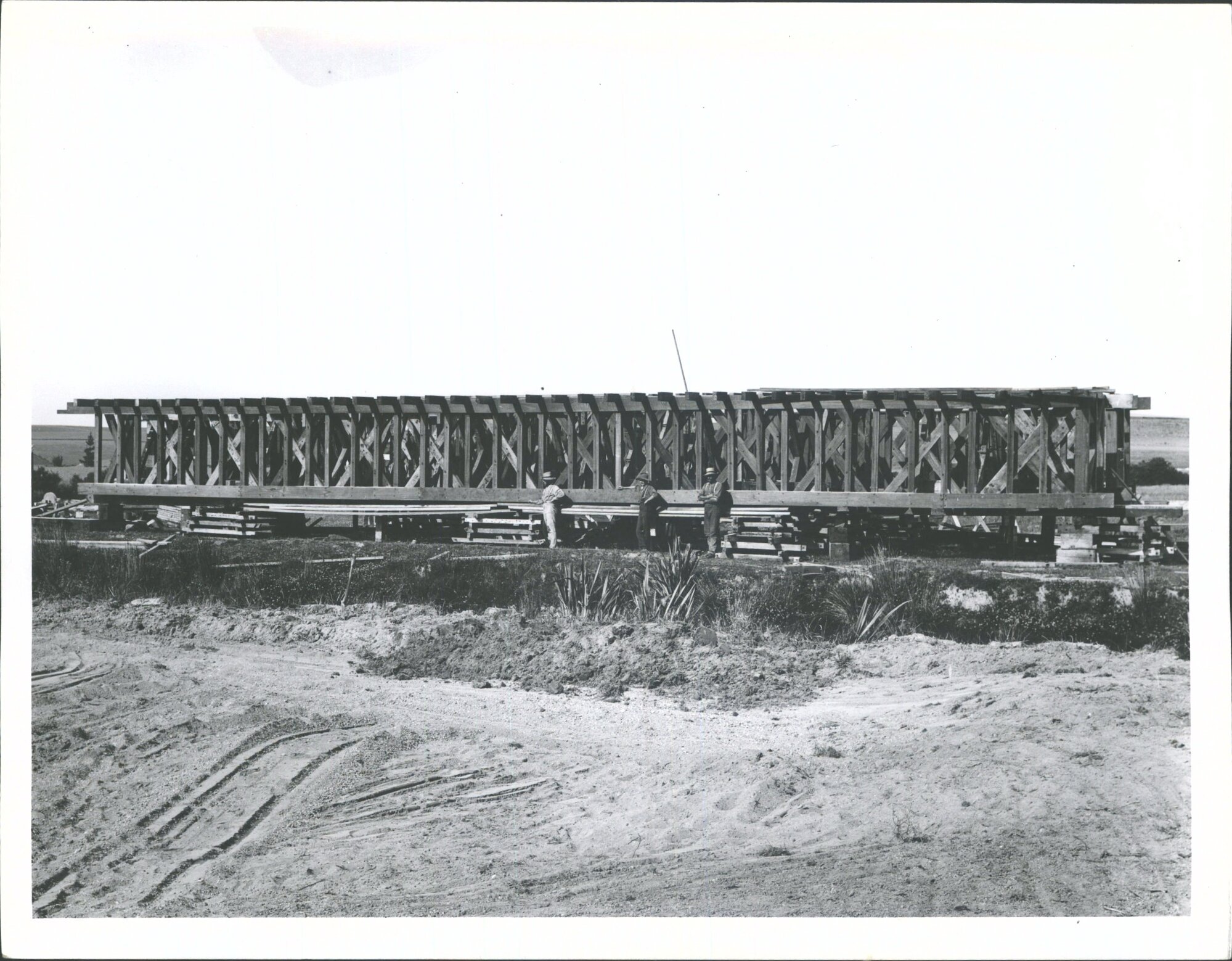 Pontoons for No. 3 Dredge