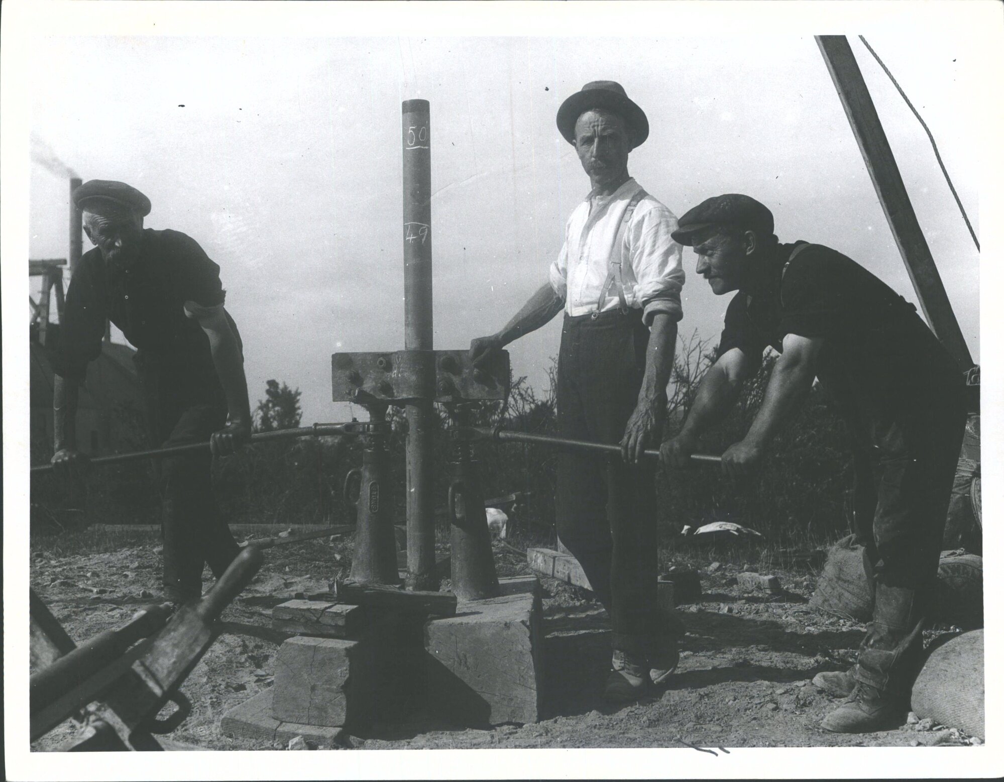 D.C.C. testing for viability of goldmining