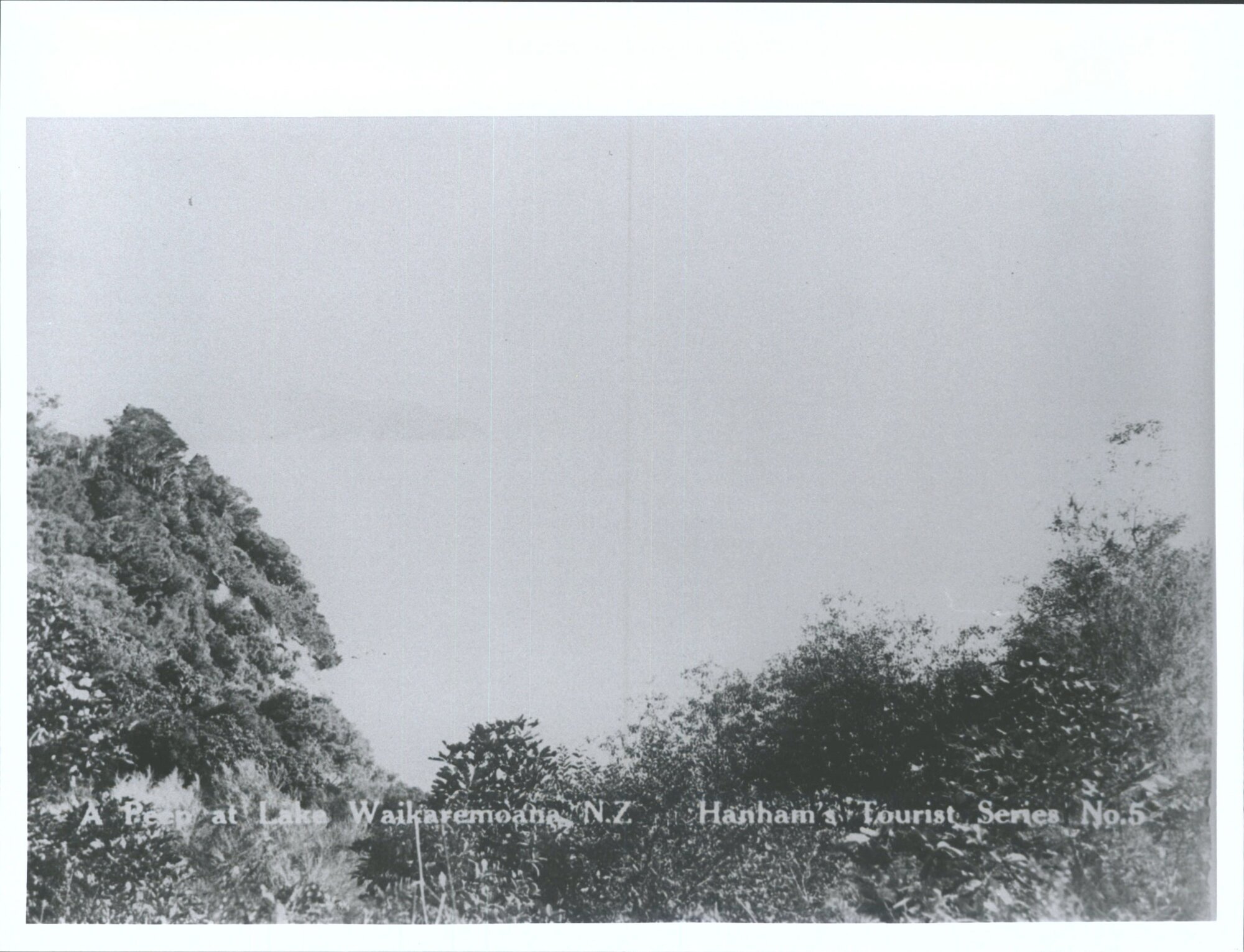 A Peep at Lake Waikaremoana, N.Z.