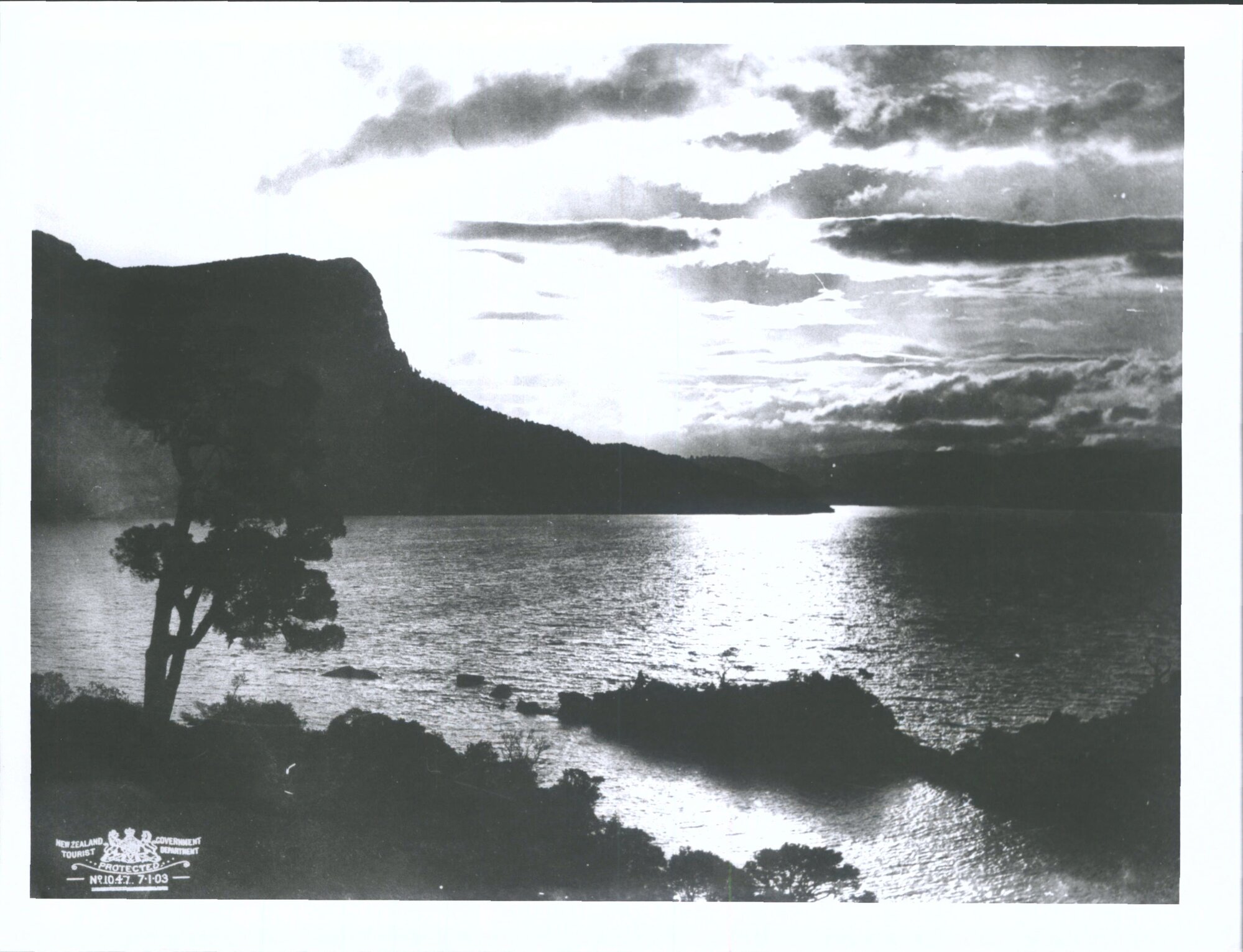 Moonlight, Lake Waikaremoana, New Zealand