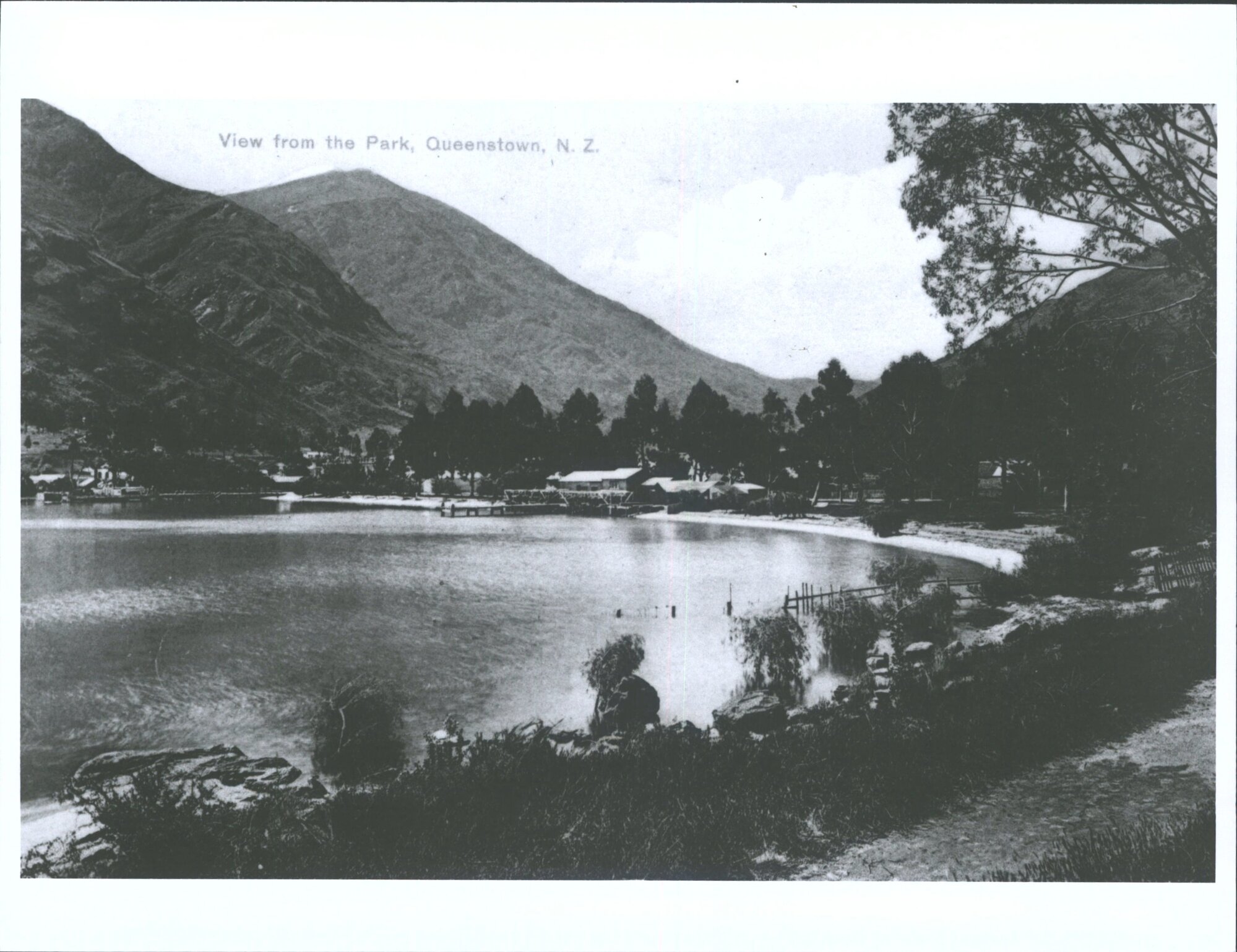 View from the Park, Queenstown, N.Z.