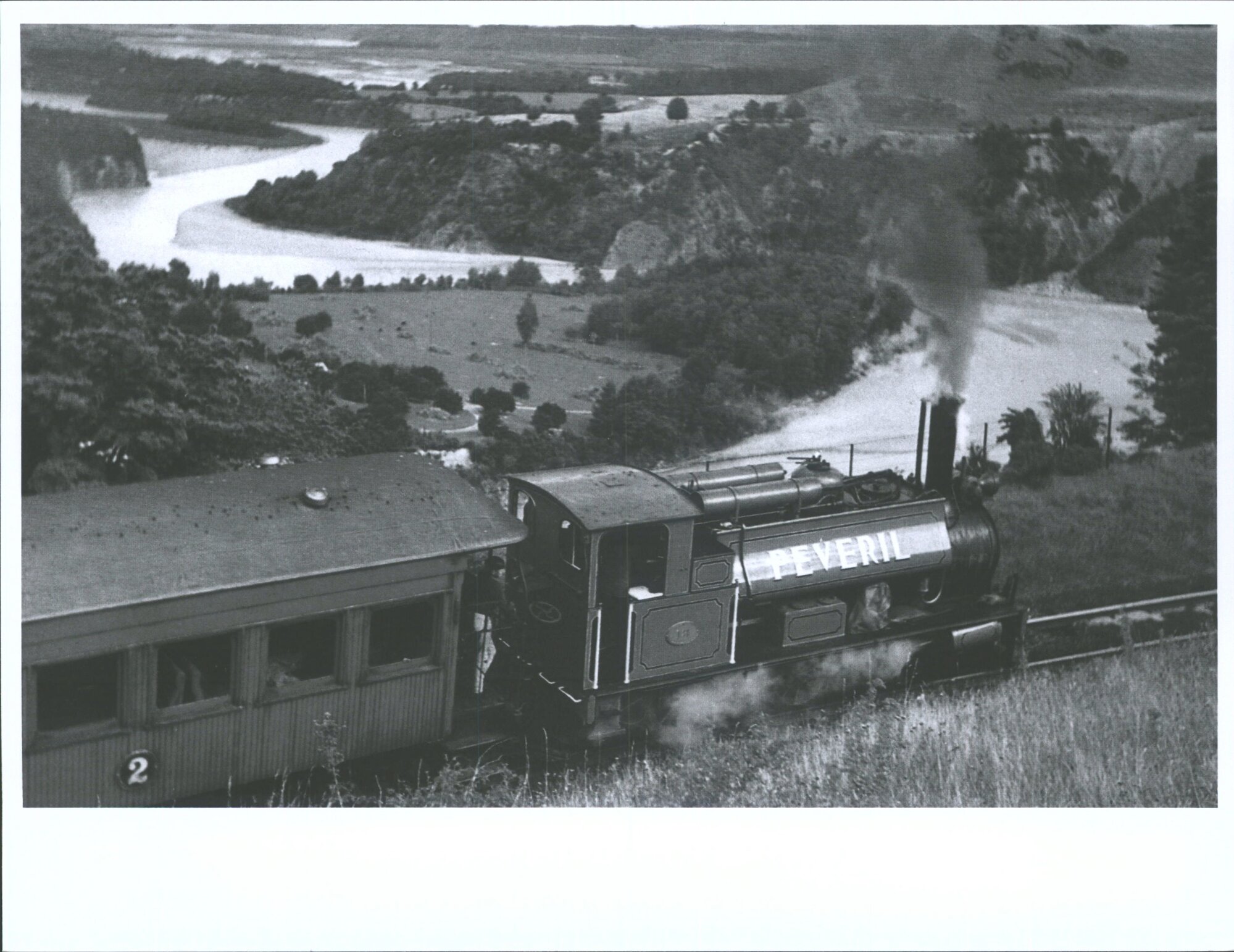 "N.Z.R. "F" Class Saddletank locomotive No. 13 (built in 1872)