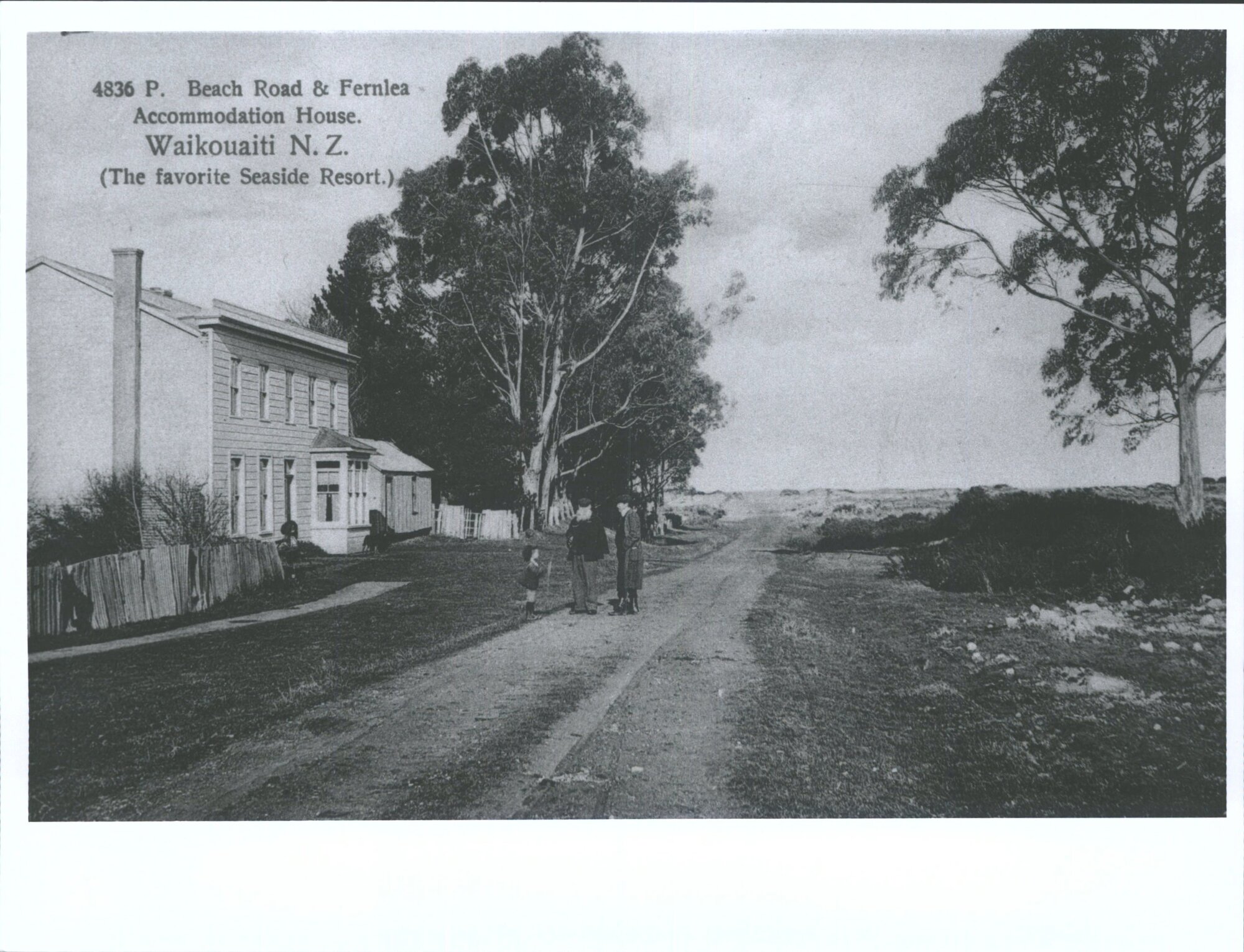 Beach Road and Fernlea Accomodation House, Waikouaiti, N.Z.