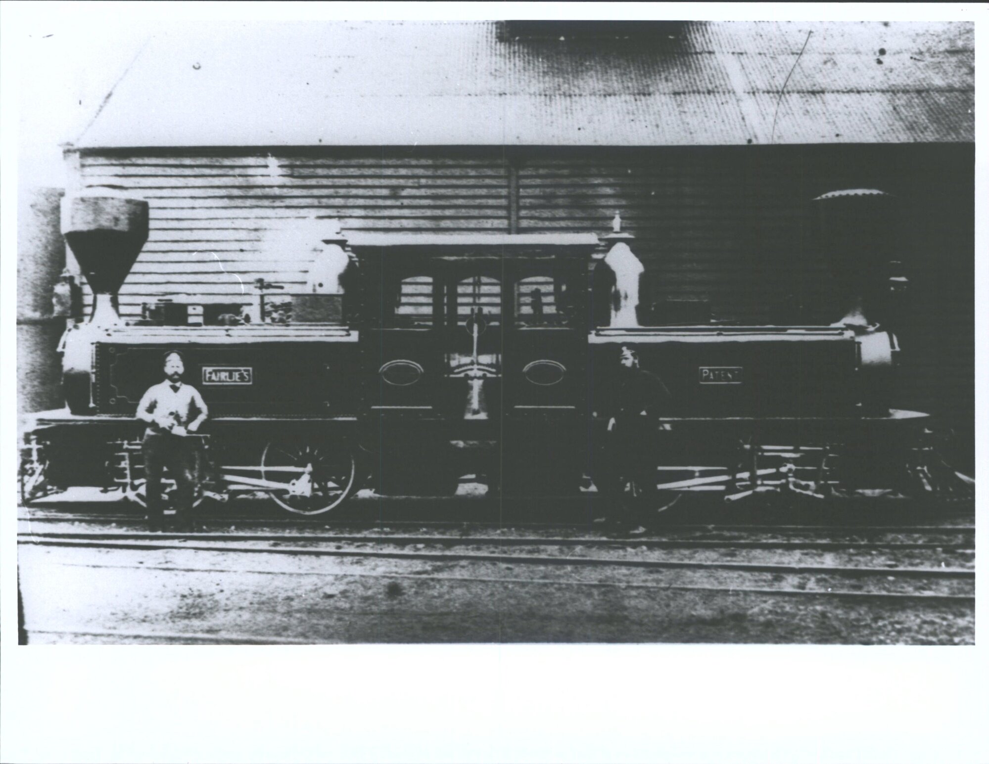 Double-Fairlie Loco. Madras Street Depot. Christ church