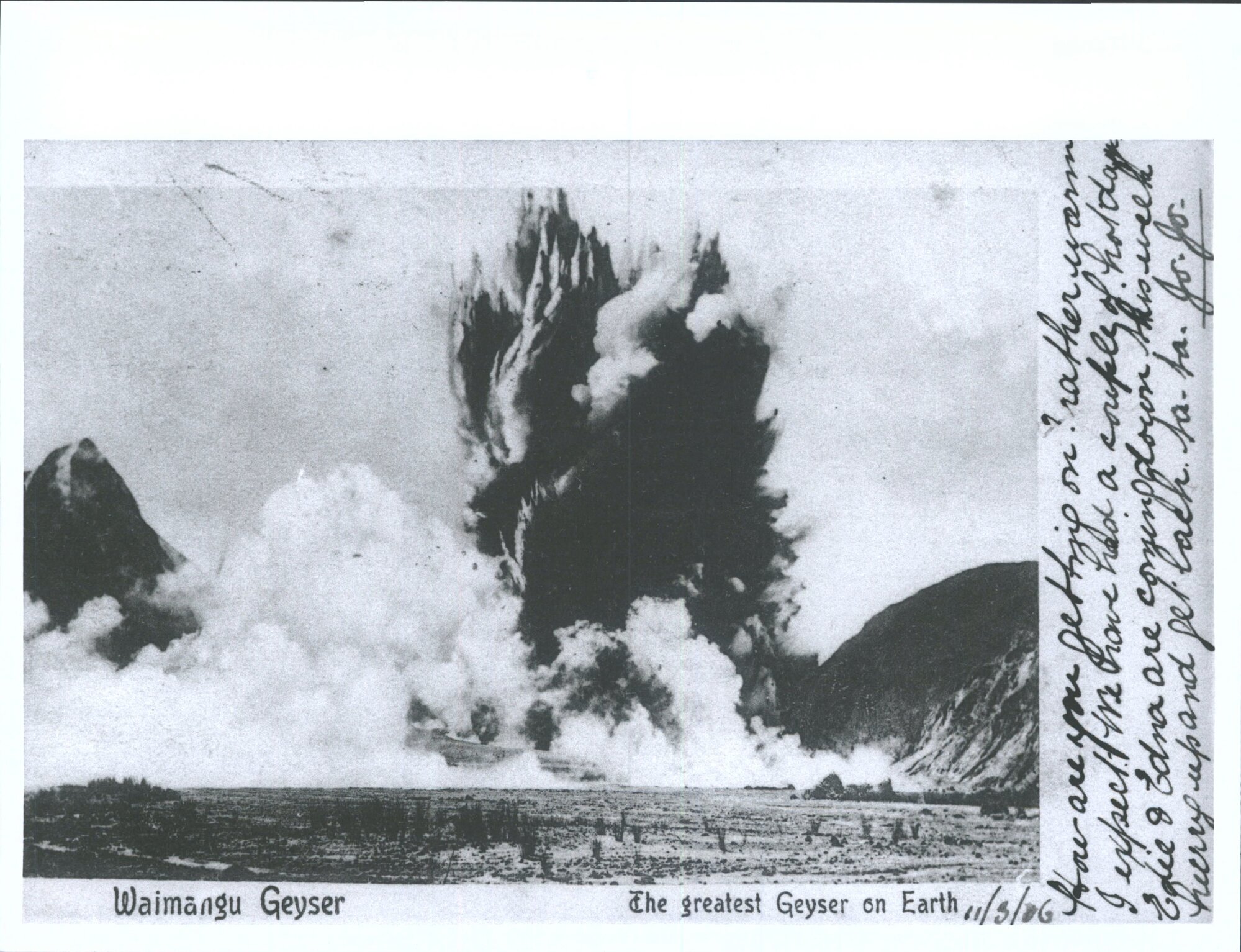 Waimangu Geyser - The greatest Geyser on Earth