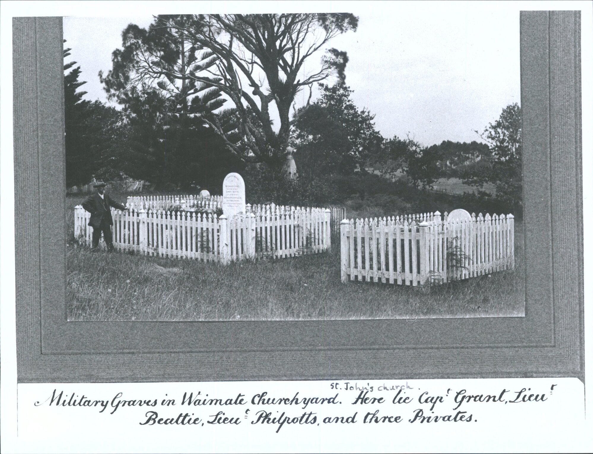 Military Graves in Waimate Churchyard, St. Johns Church