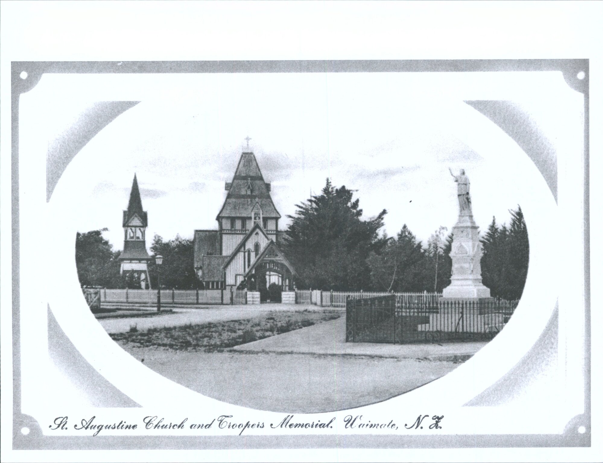St Augustine Church &amp; Troopers Memorial, Waimate, N.Z.