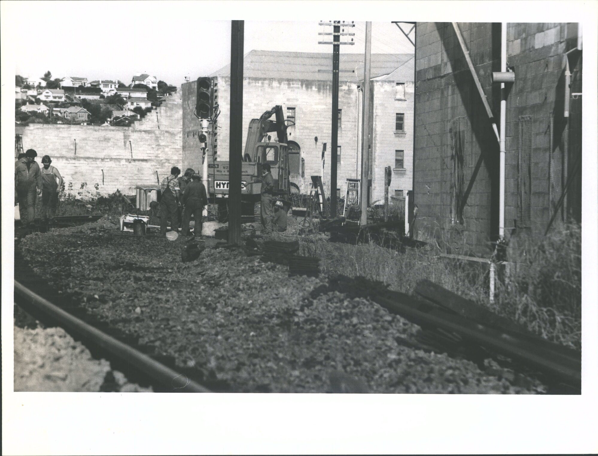 Construction of new railway viaduct