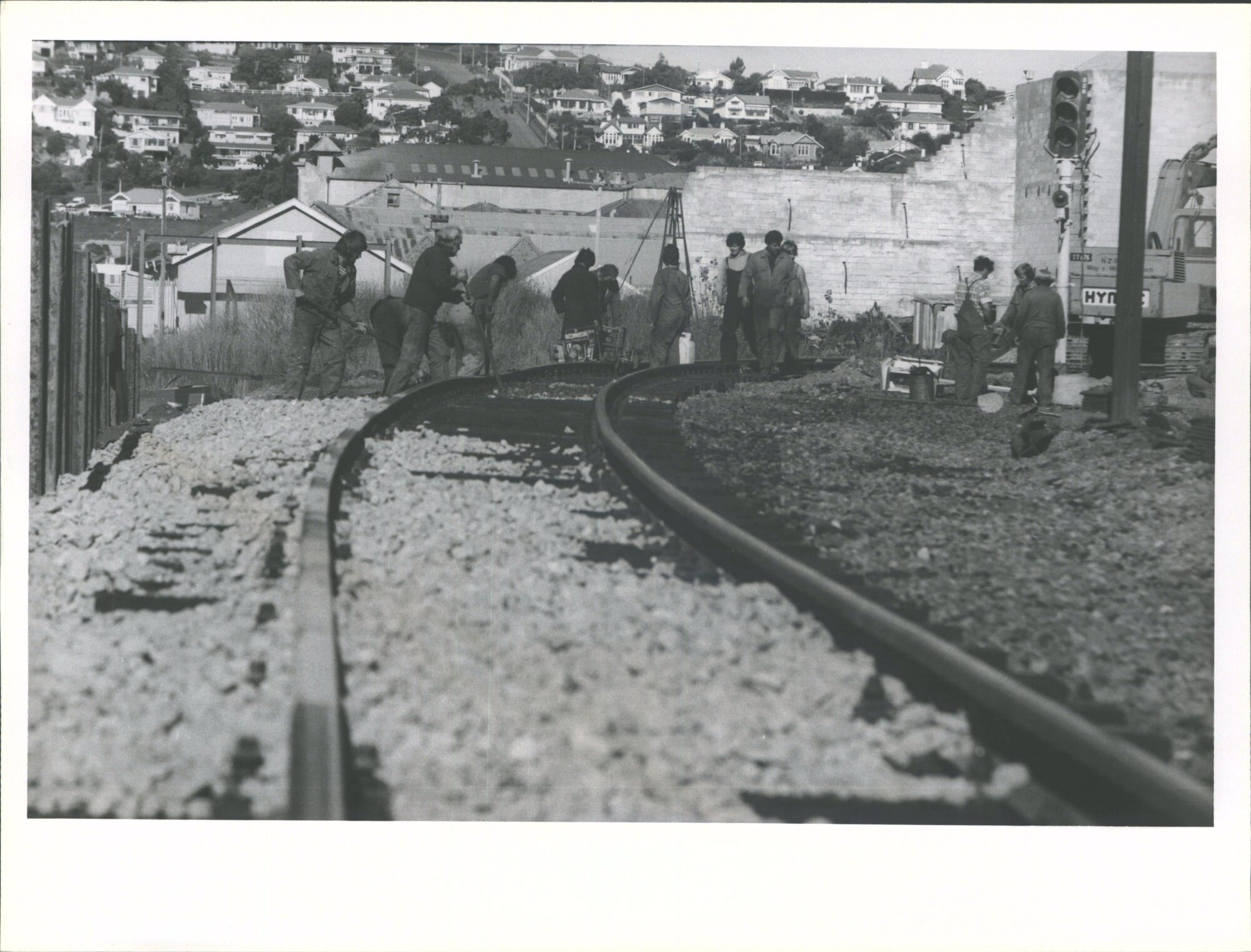 Construction of new railway viaduct