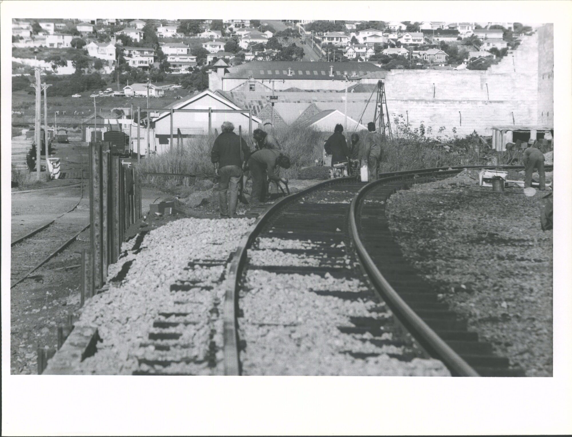 Construction of new railway viaduct