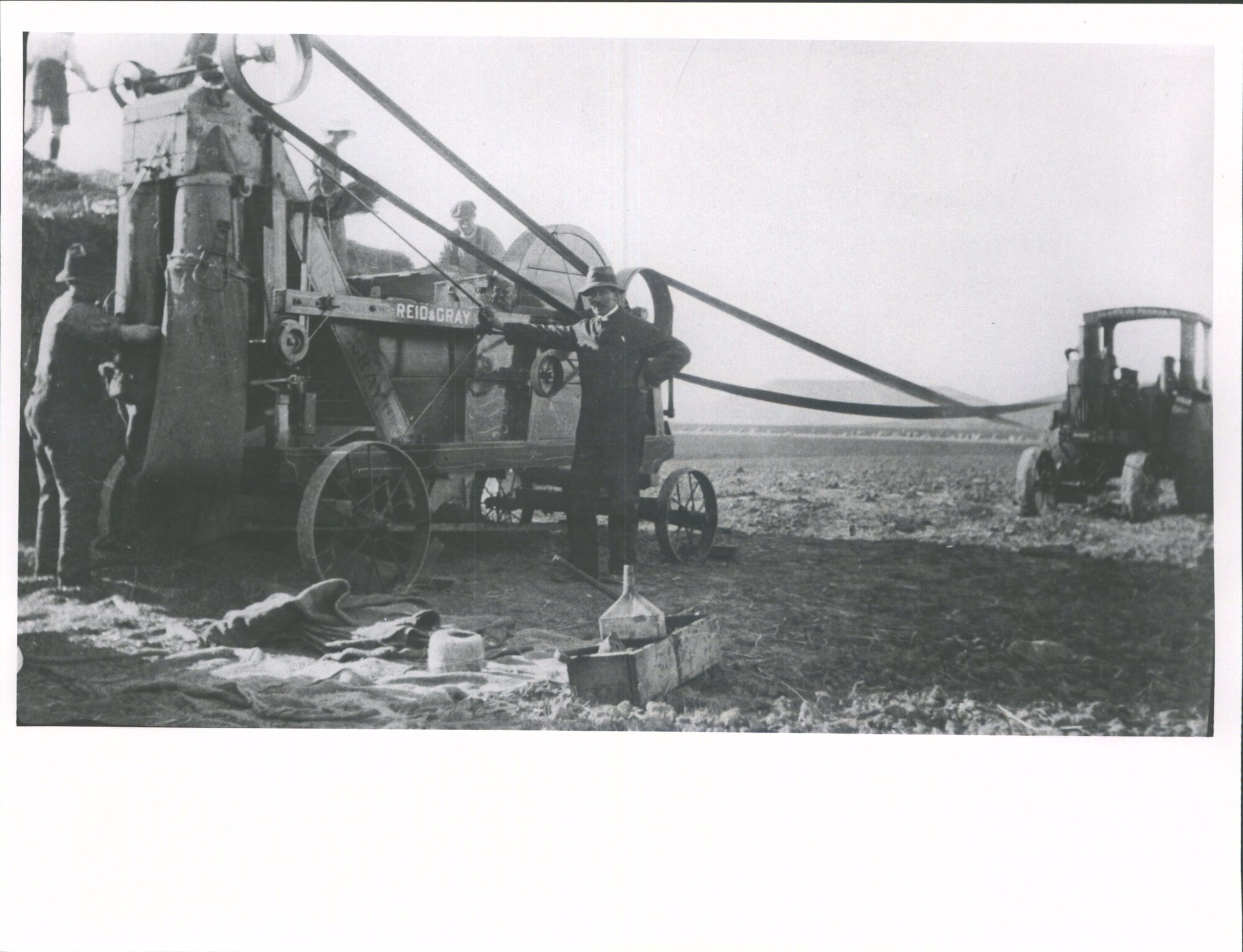 "Cutting &amp; bagging chaff for horse fodder"