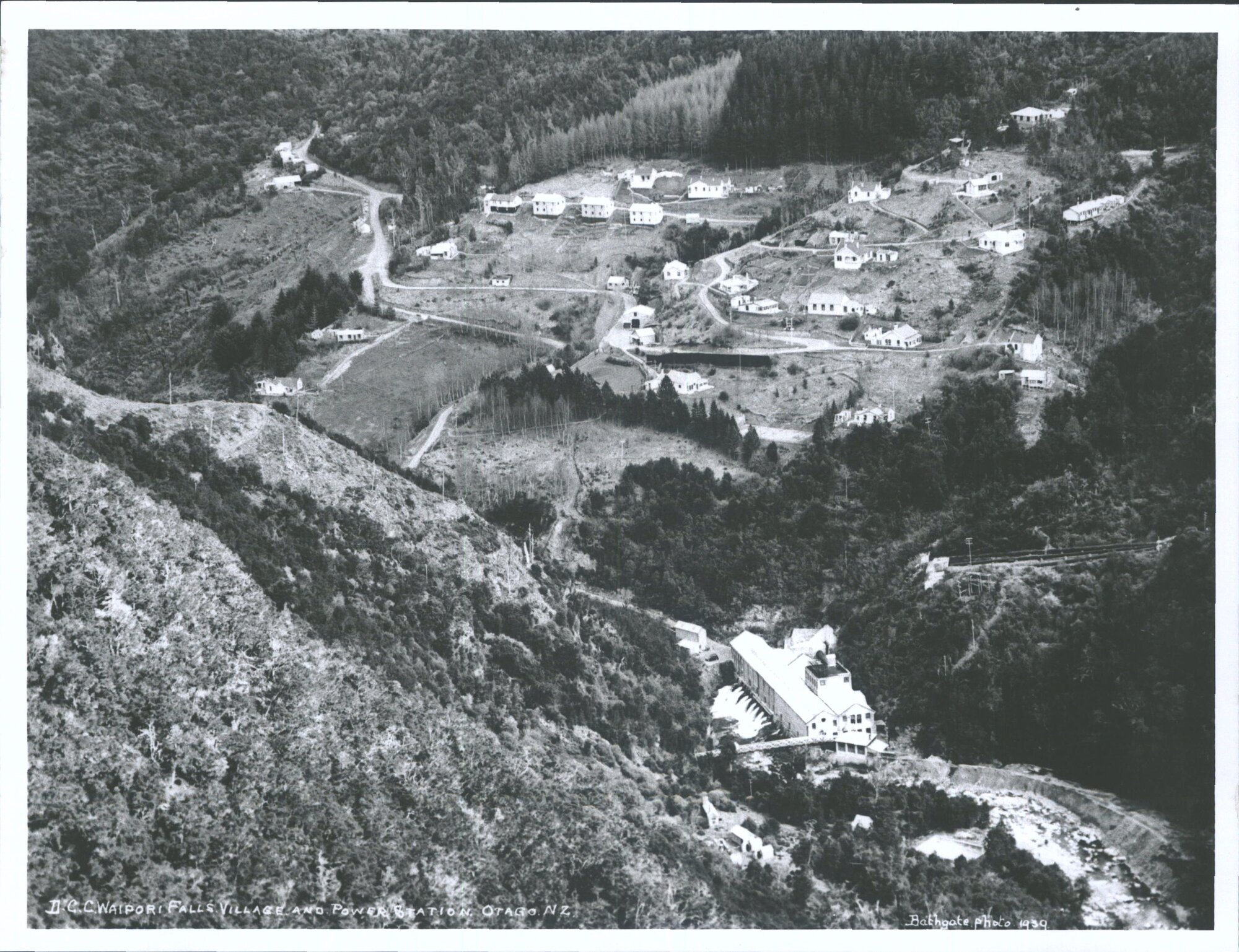 Waipori Falls Village and Power Station, Otago, N.Z.