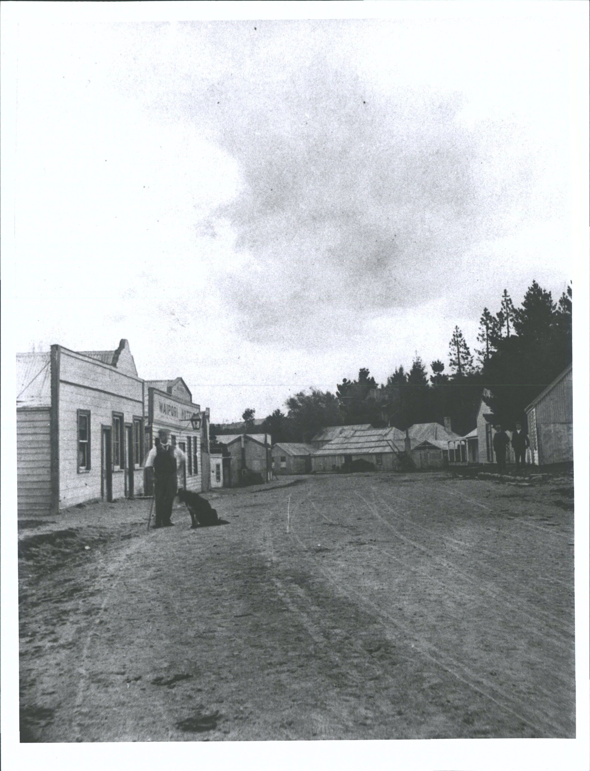 Flodden Street, Waipori looking west