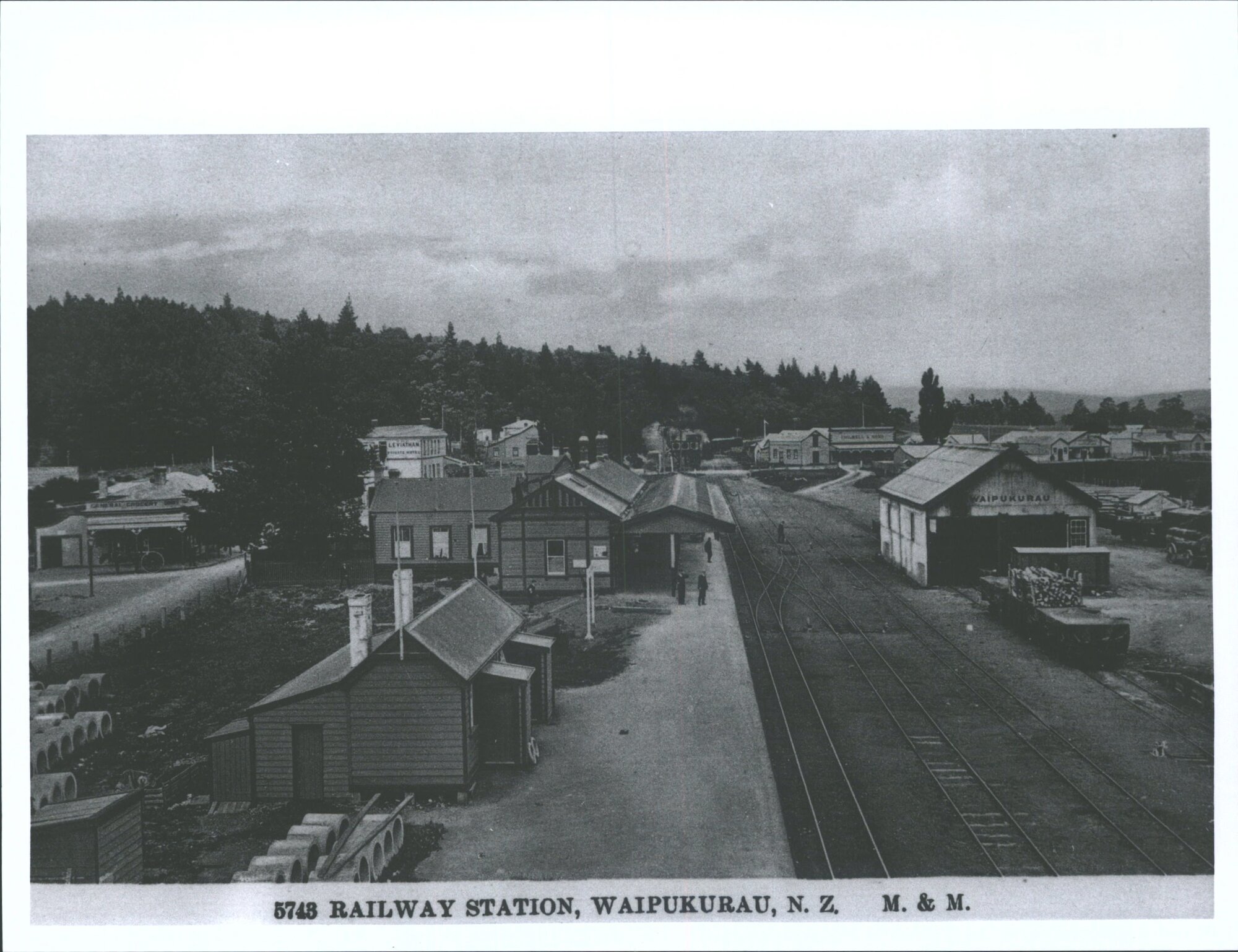 Railway Station, Waipukurau, N.Z.