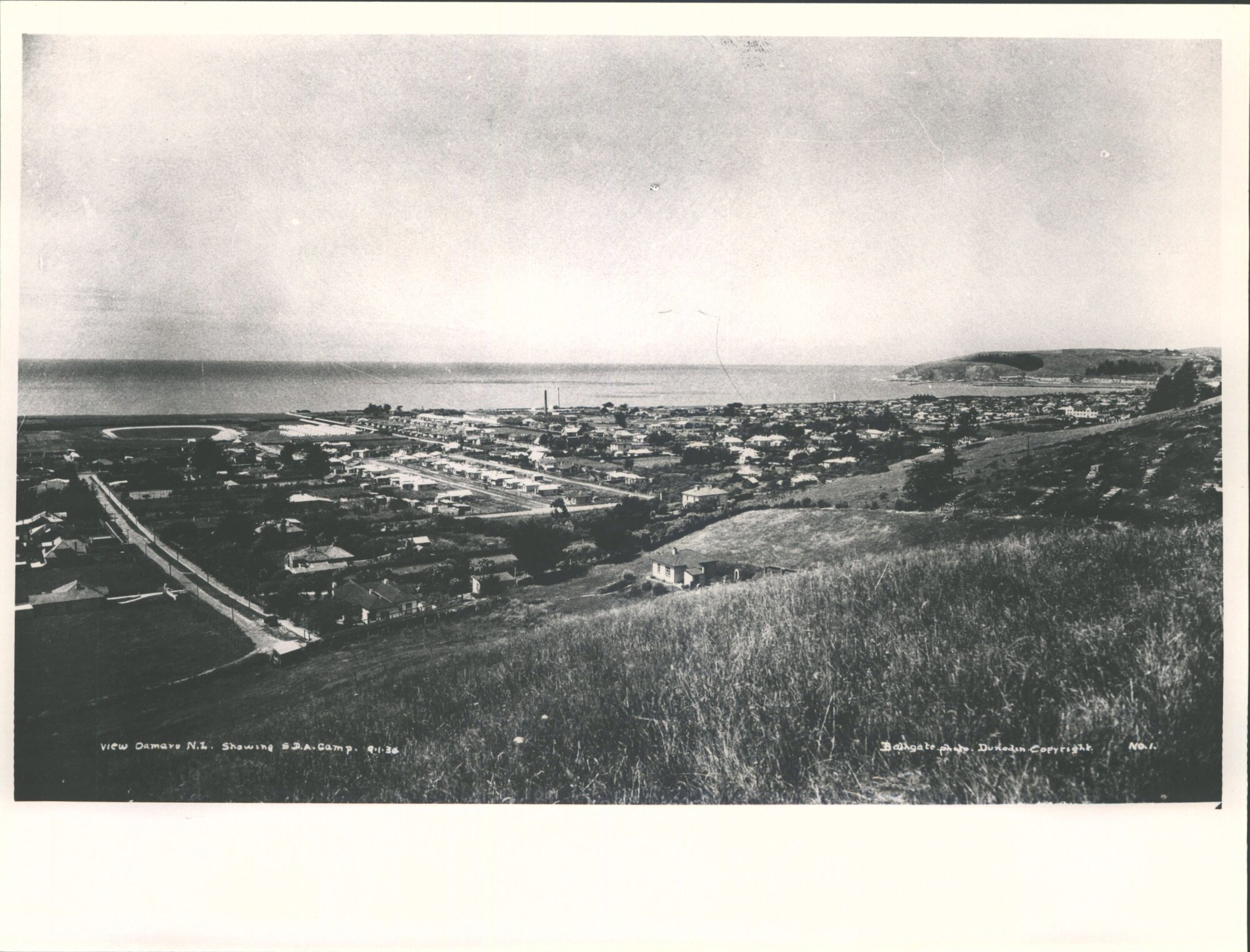 View showing S. D. A. Cargo Camp 9.1.30 (Seventh Day Adventist)