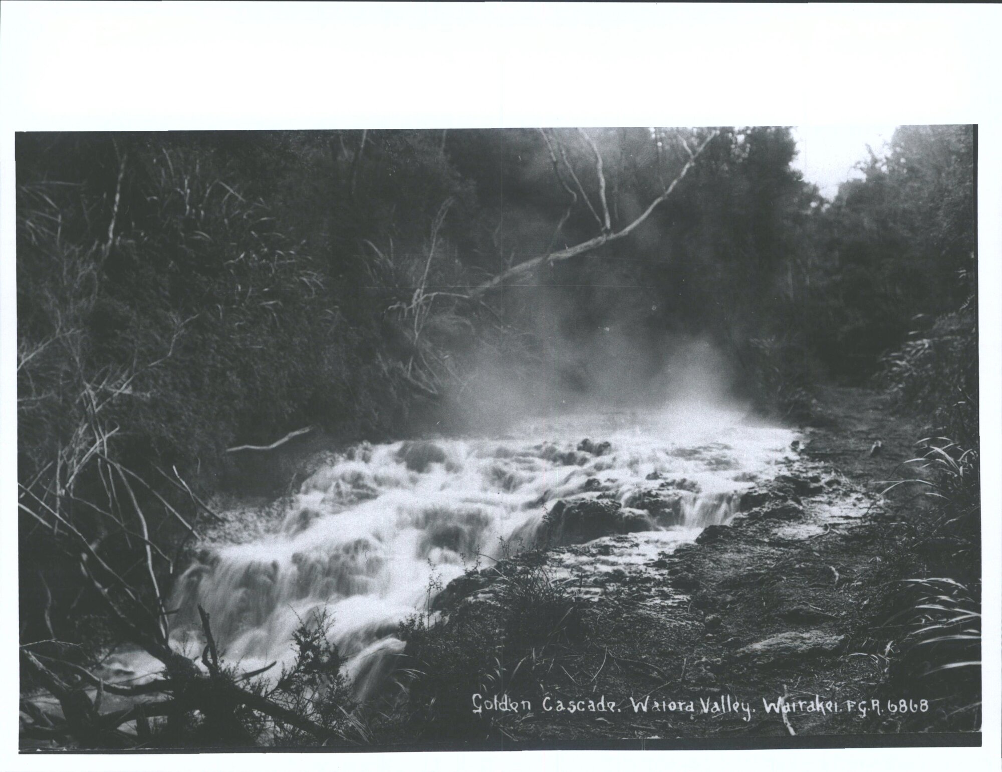 Golden Cascade, Waiora Valley, Wairakei