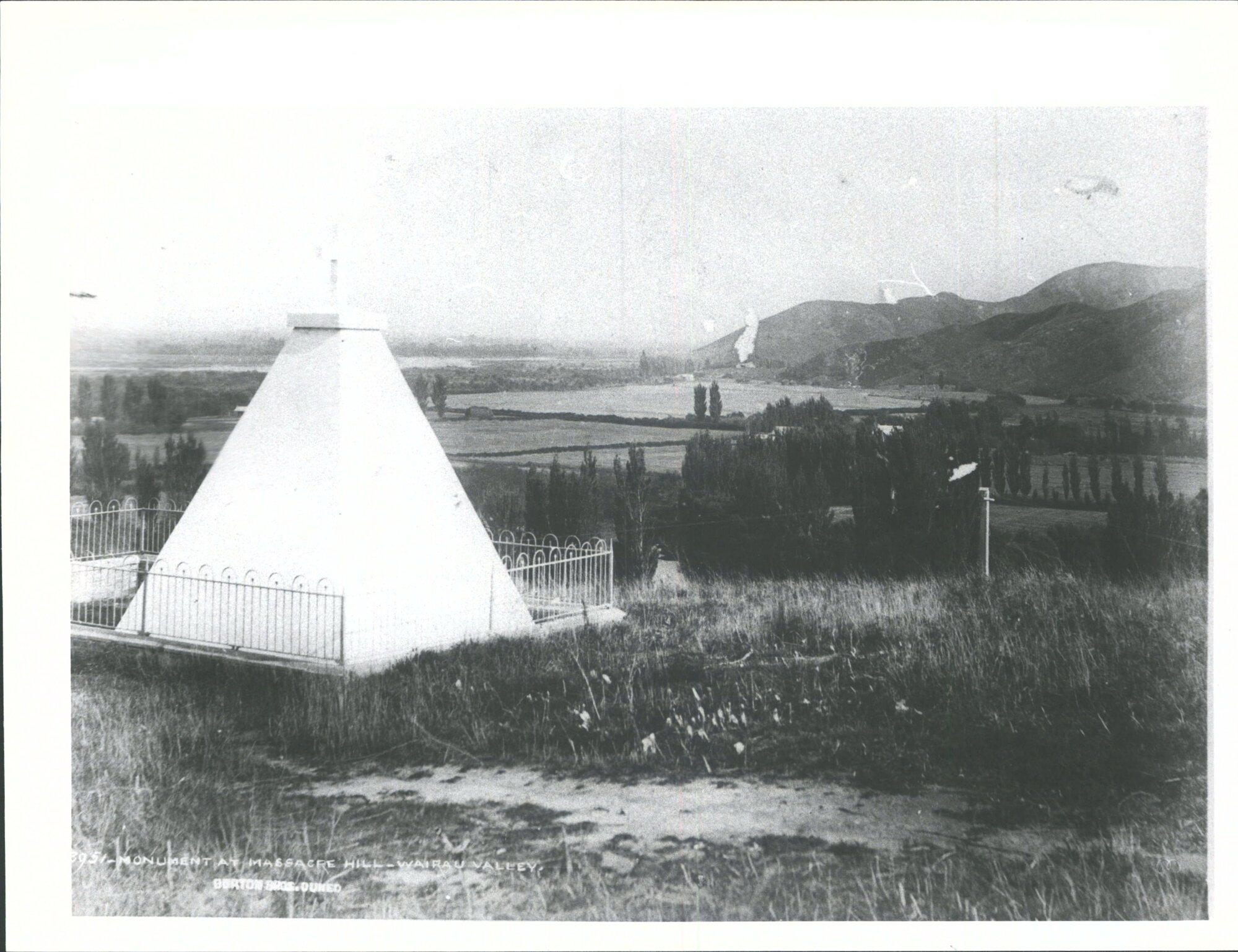 Monument at Massacre Hill, Wairau Valley