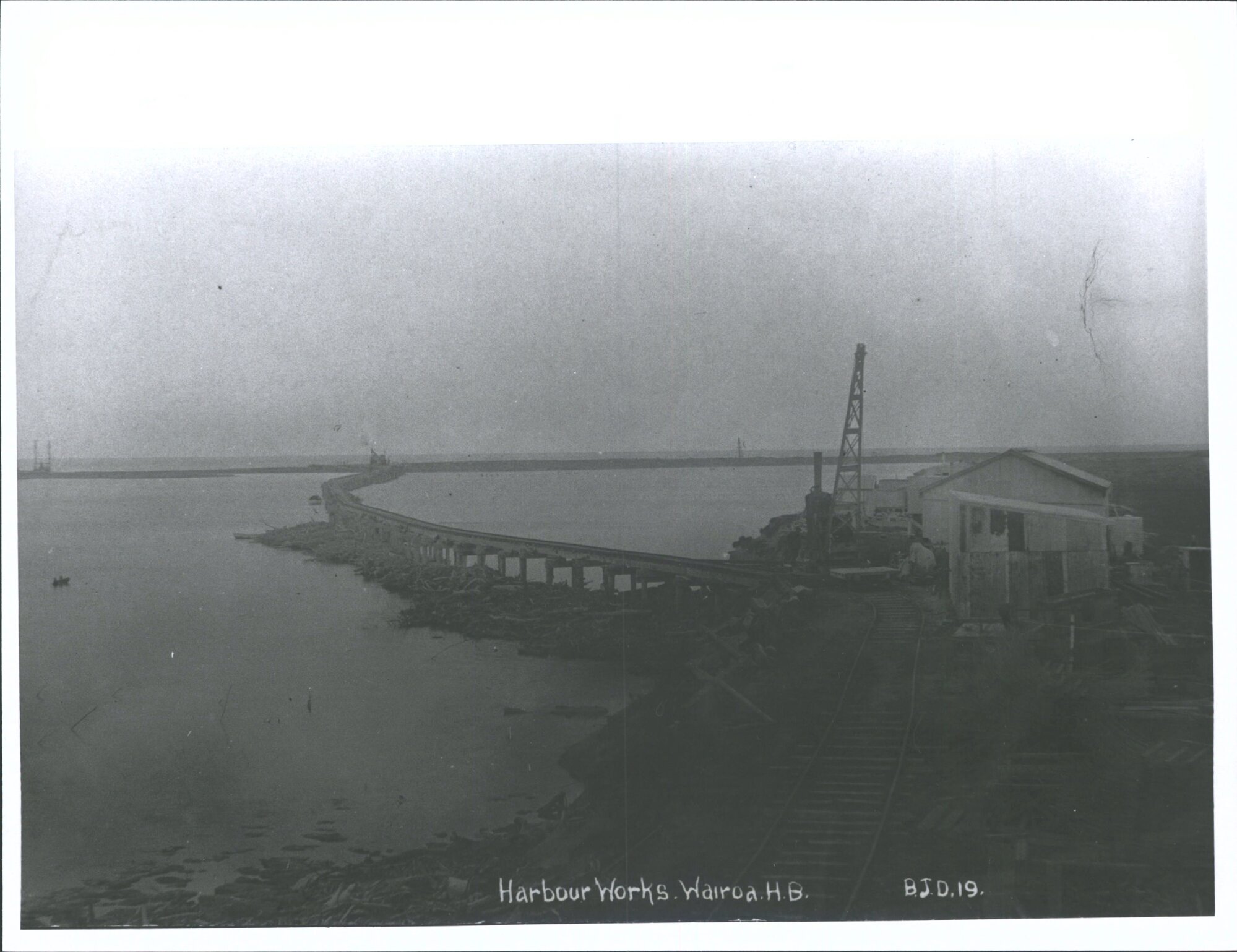 Harbour Works, Wairoa, Hawke's Bay