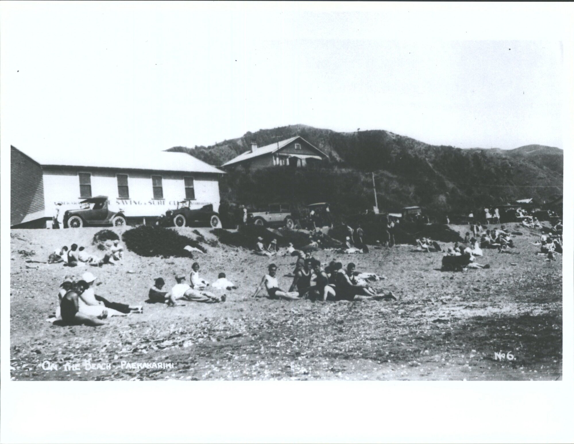 On the beach, Paekakariki