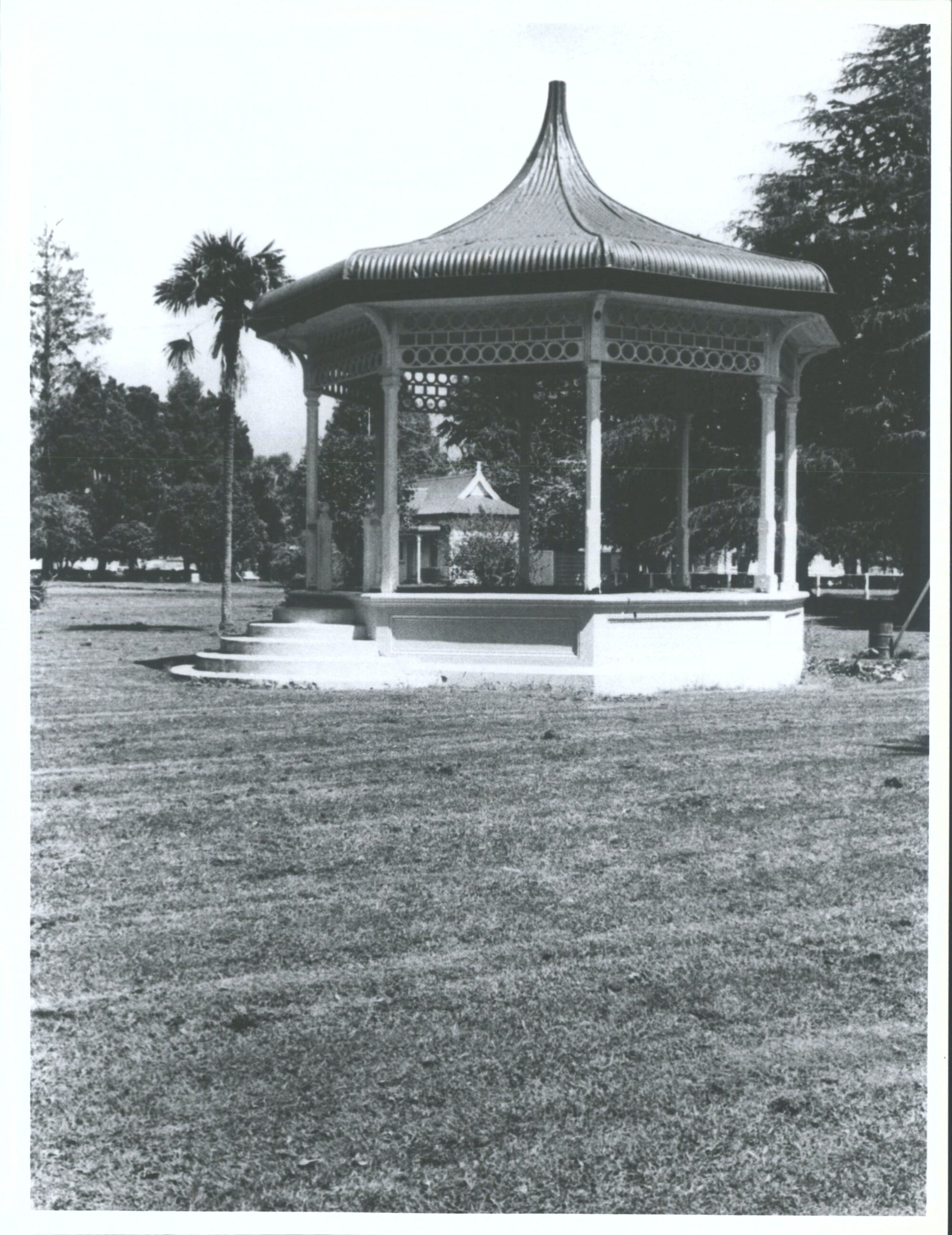 Domain rotunda with pavilion behind
