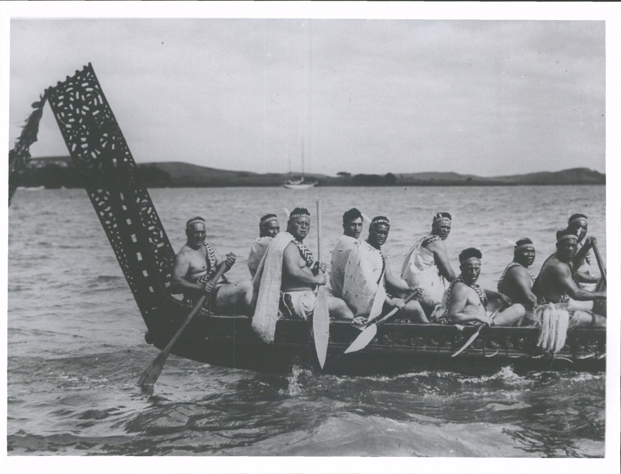 Kauri built canoe