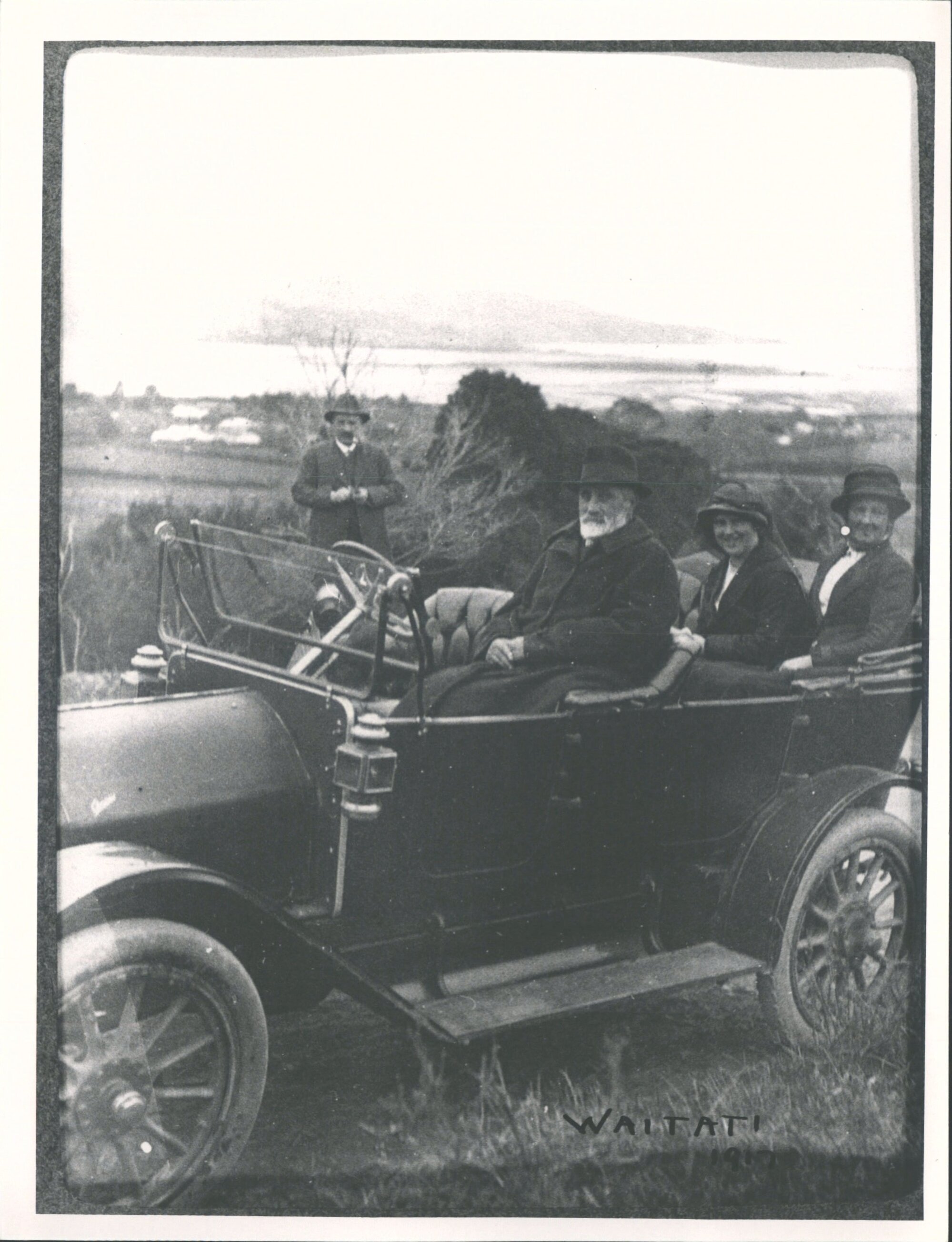 Unidentified group in a car