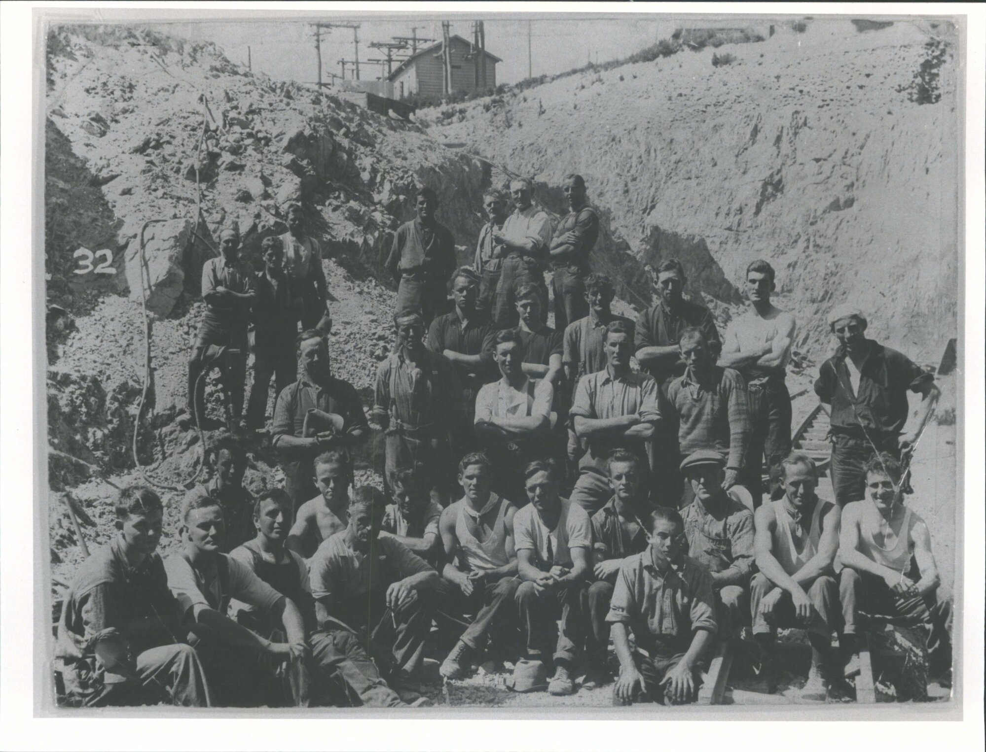 Workers, possibly at Shag Point