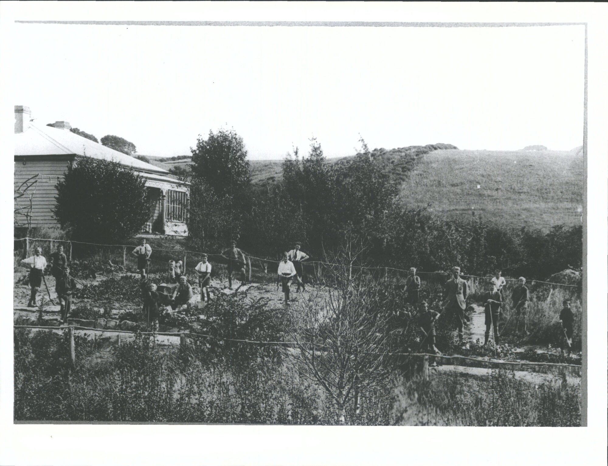 Waitati School pupils at work