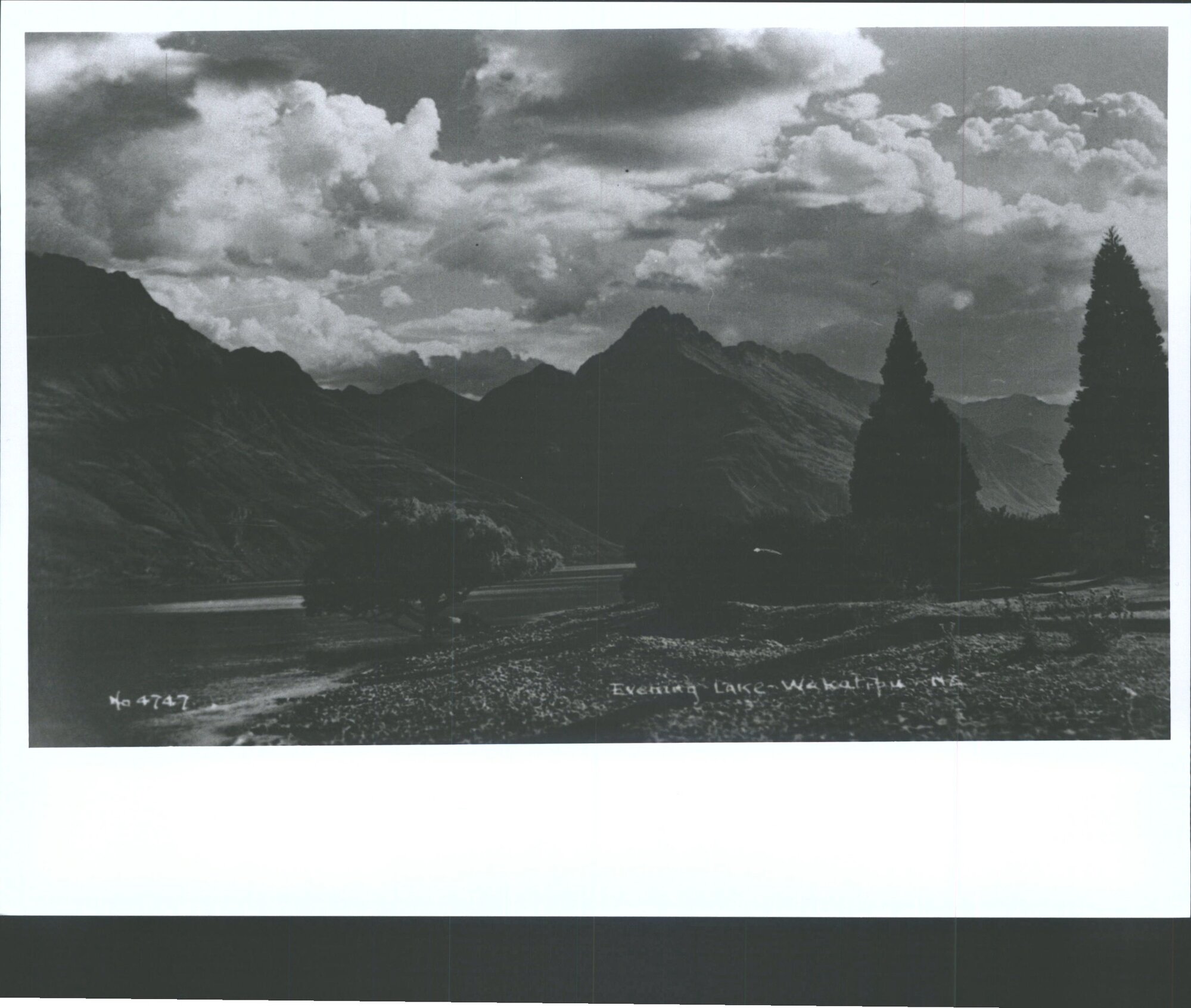 Evening, Lake Wakatipu, N.Z.