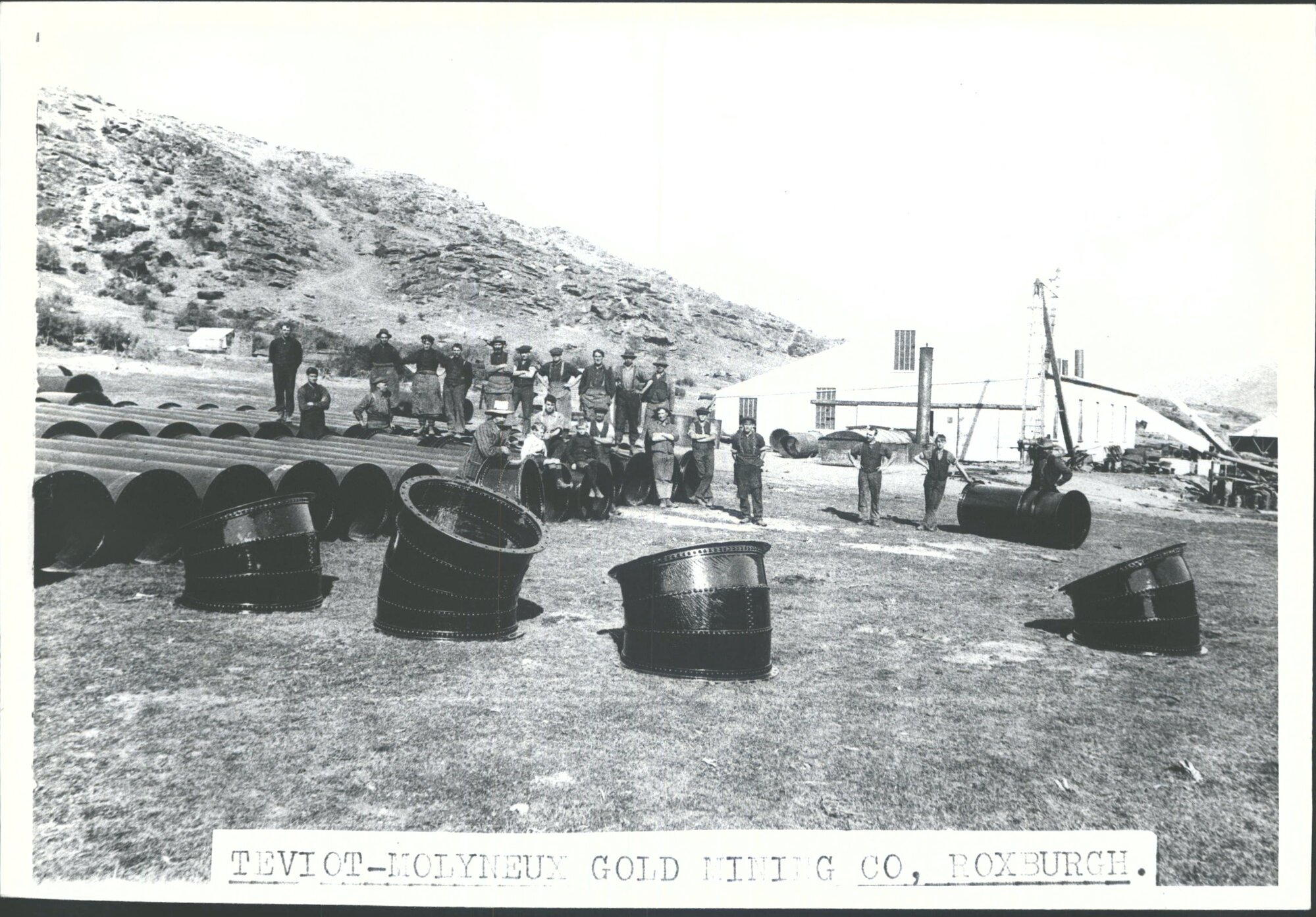 John Ewing's Foundry where pipes were made for its sluicing claims later being used for irrigation