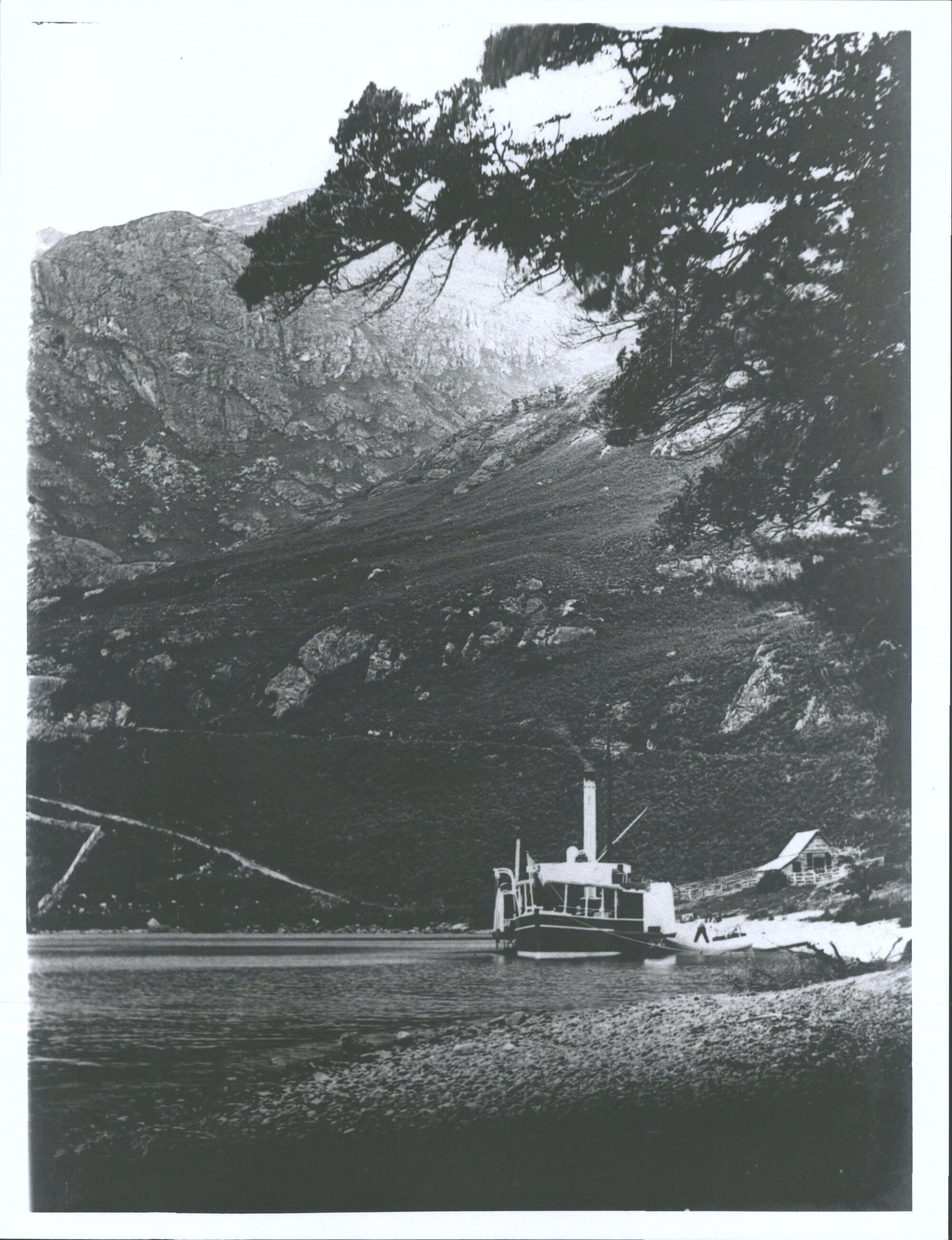Steamer on Lake Wakatipu
