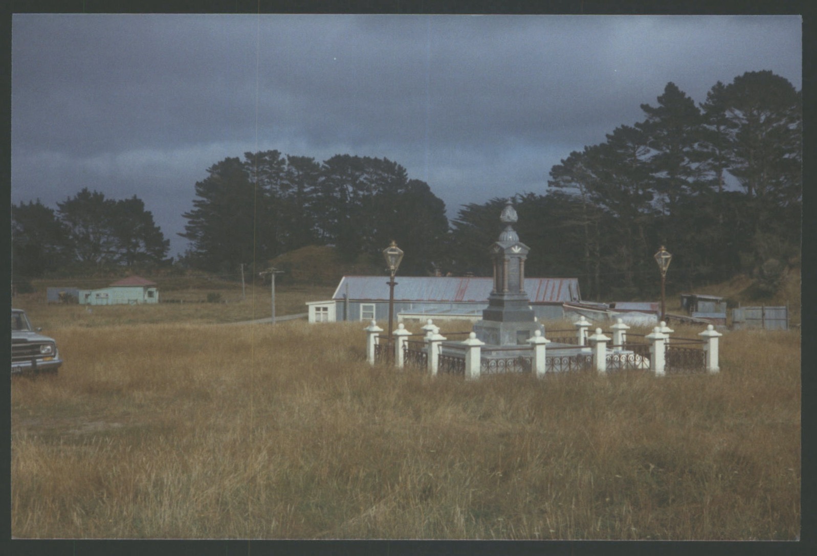 A view of the marae from the bell ringer's rock