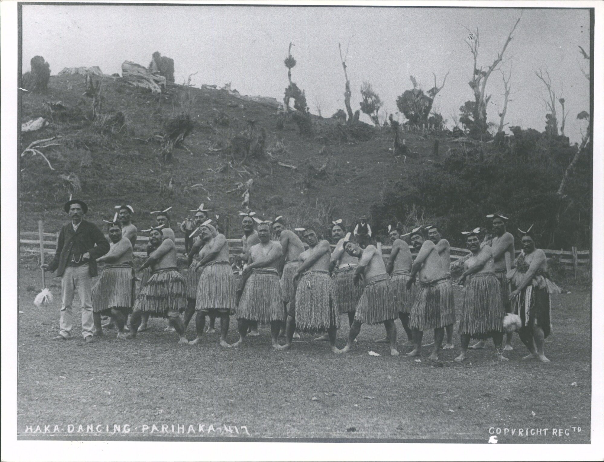 Haka dancing, Parihaka