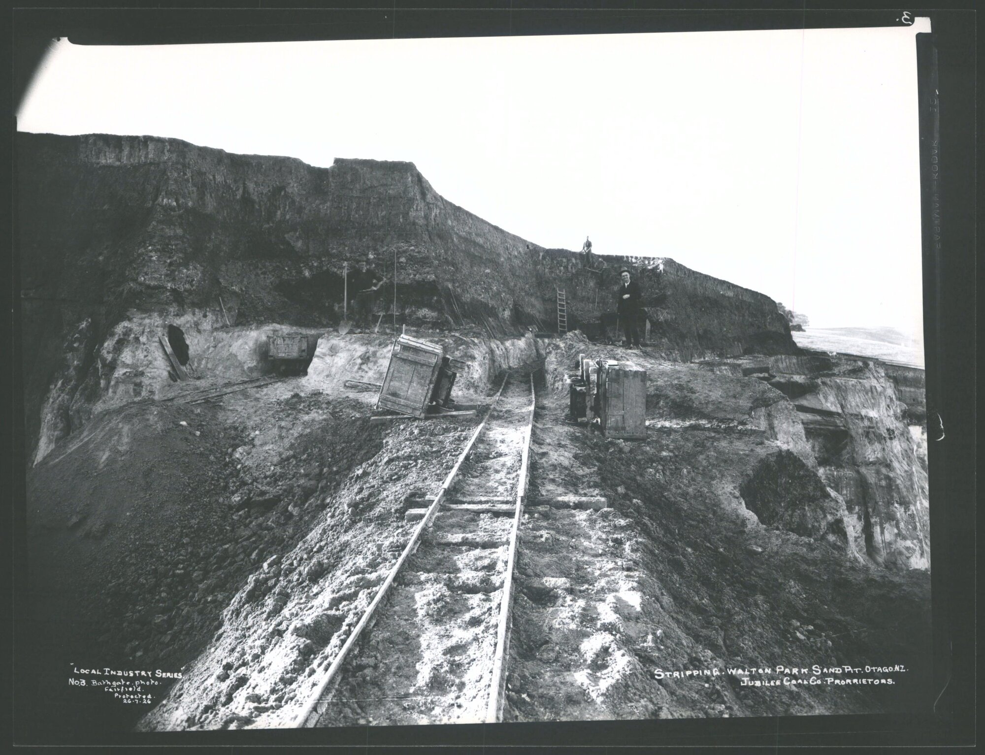 Stripping Walton Park Sand Pit, Otago, N.Z.