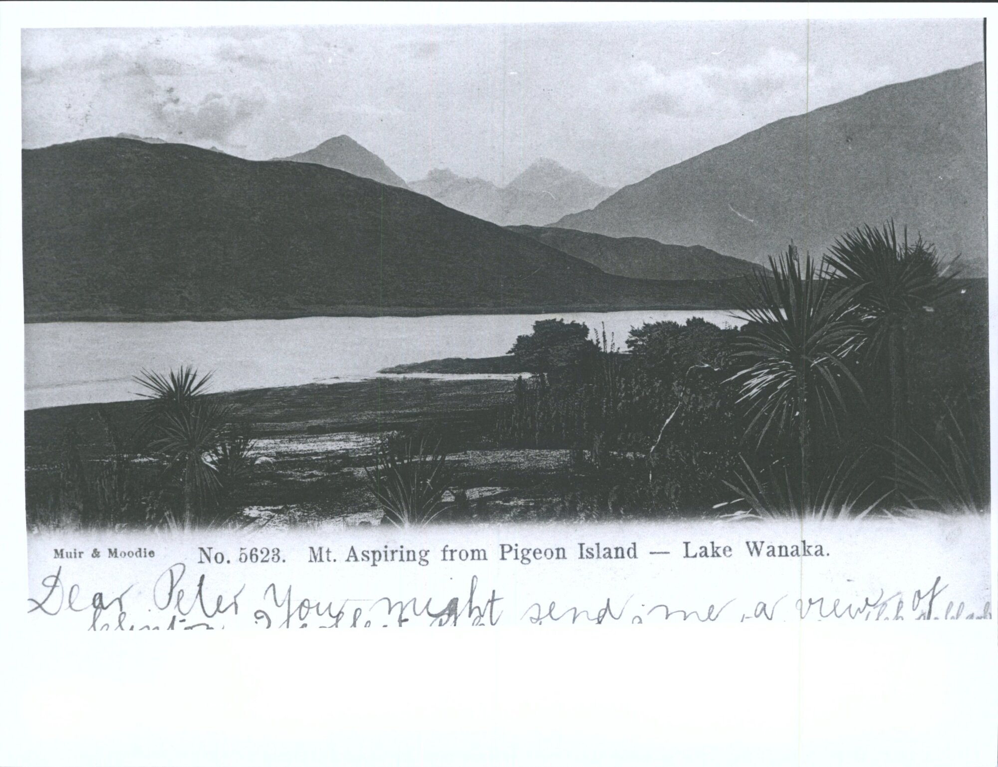 Mt. Aspiring from Pigeon Island - Lake Wanaka