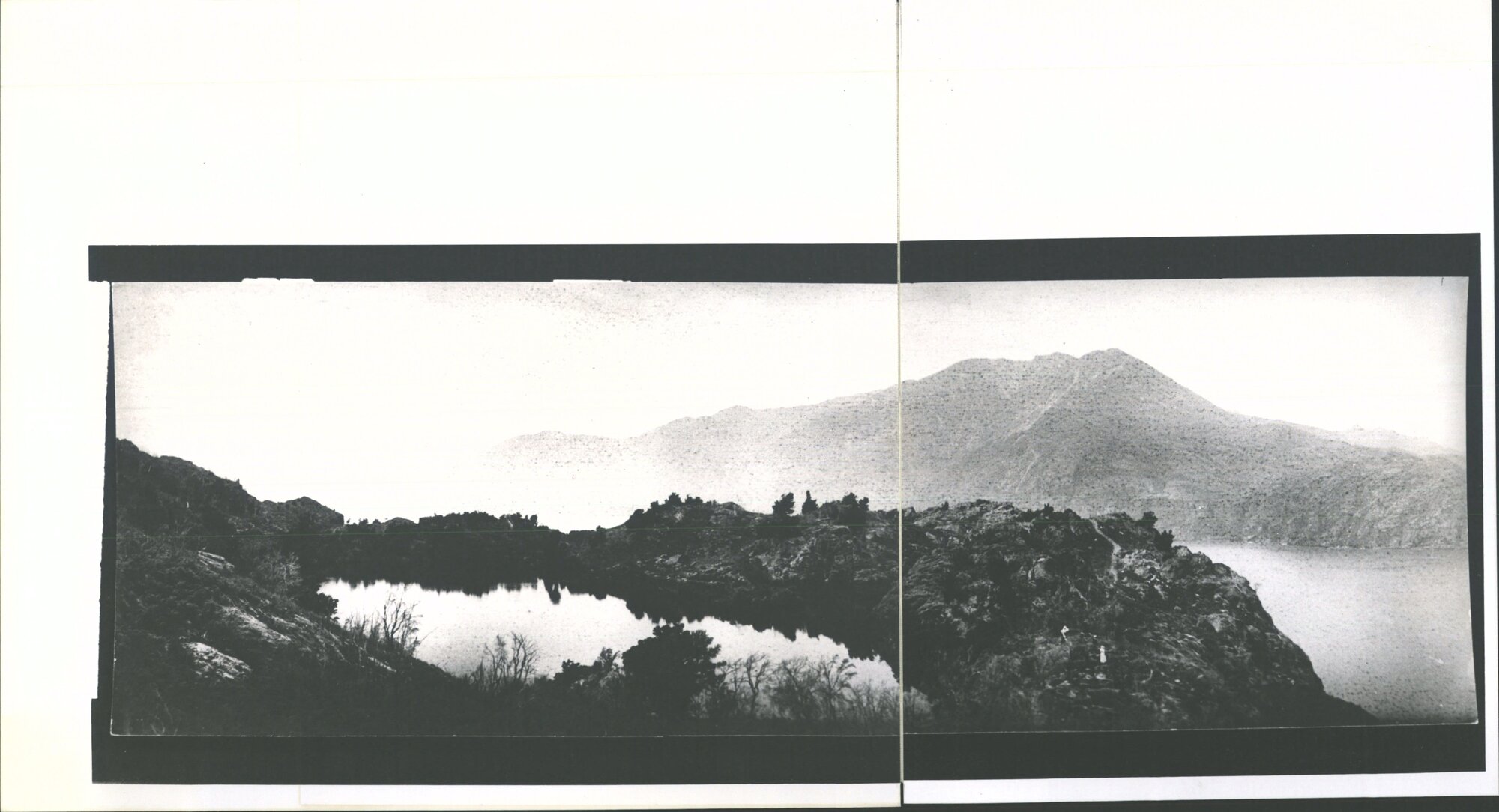 Paradise Lake, Pigeon Island, Lake Wanaka, N.Z.