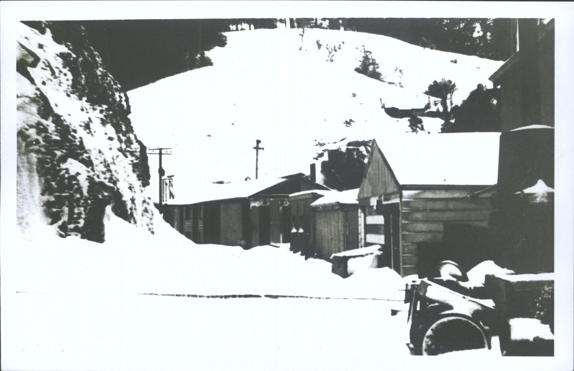 Sawyers Bay under snow