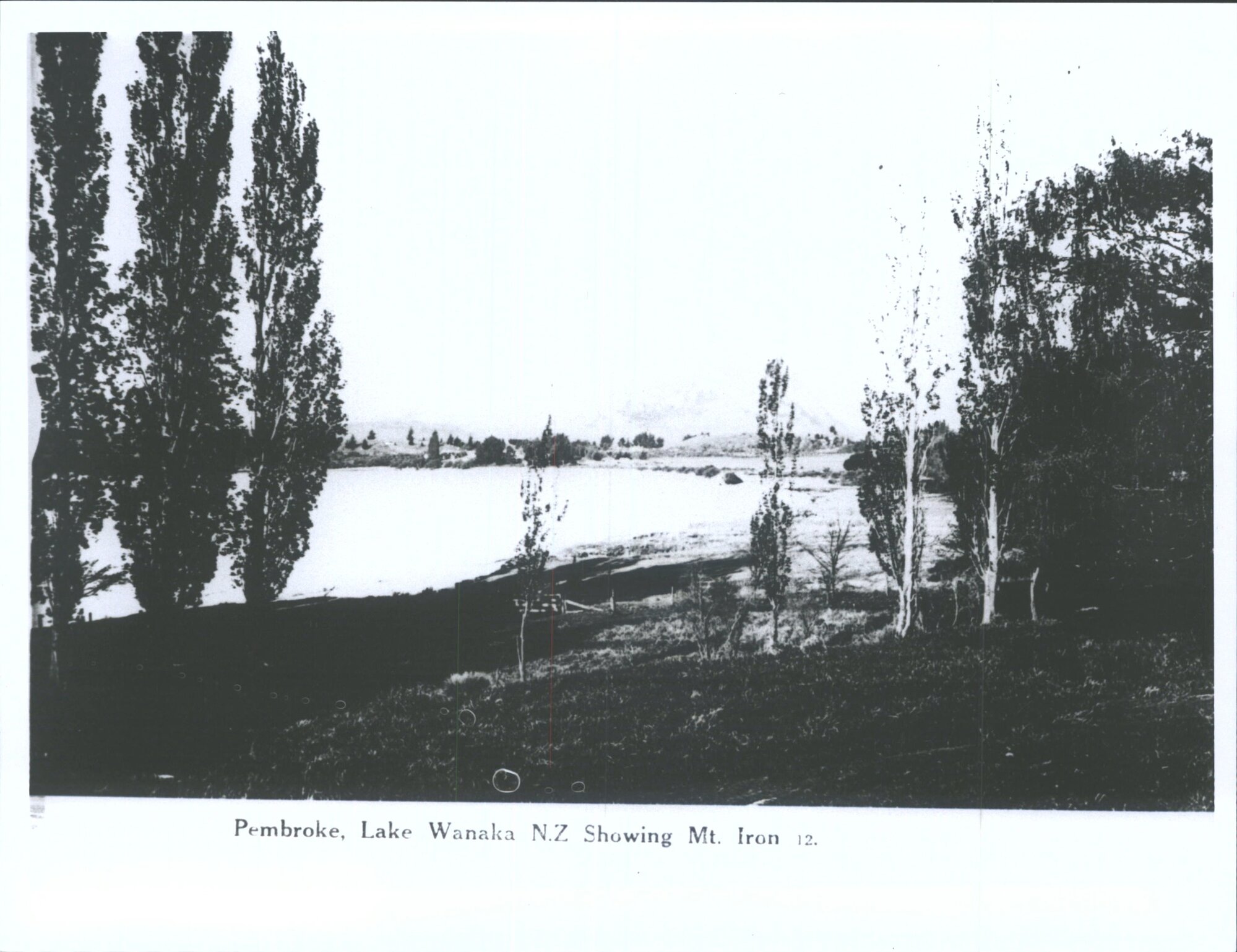 Pembroke, Lake Wanaka, N.Z. showing Mt. Iron