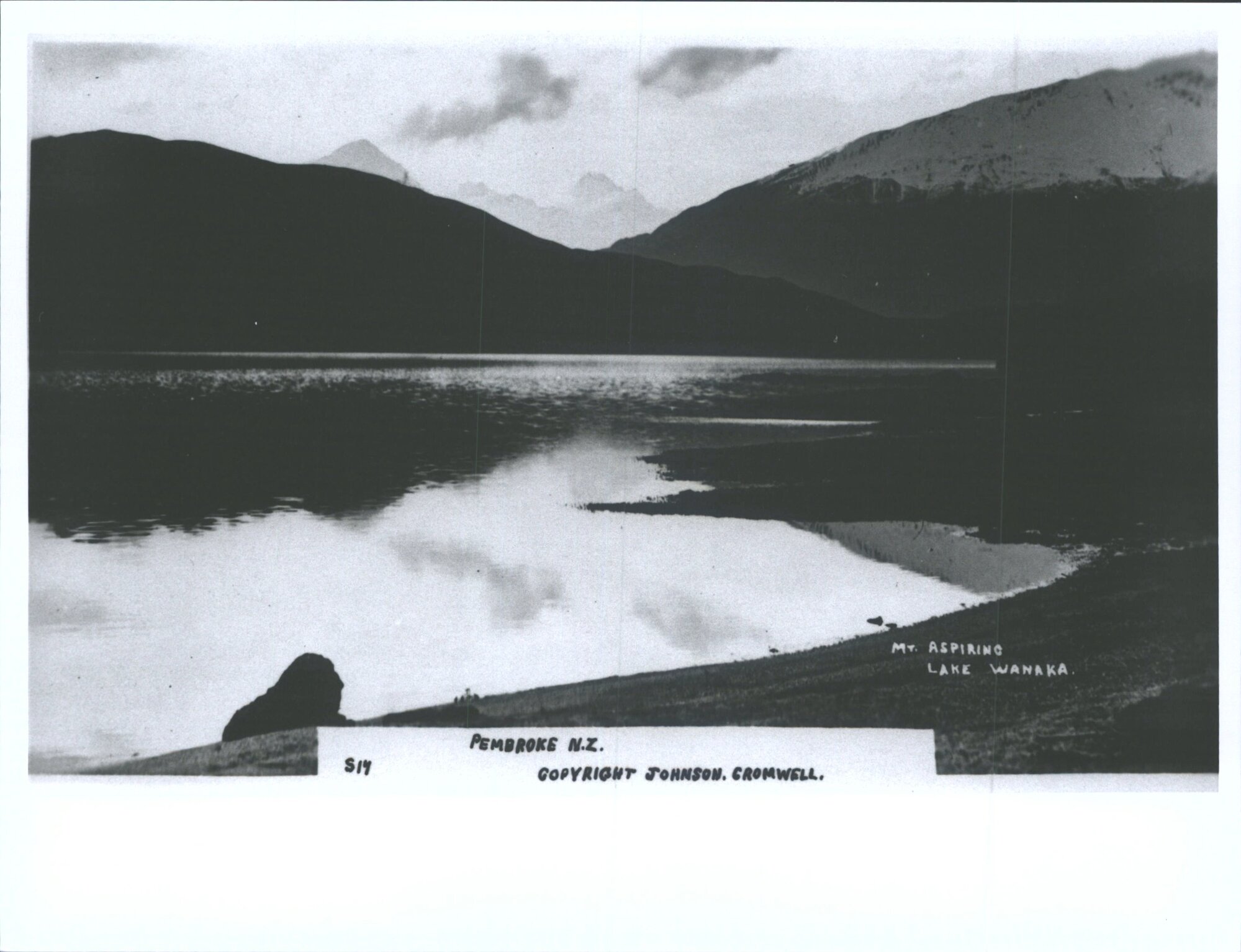 Mt. Aspiring, Lake Wanaka, from Pembroke