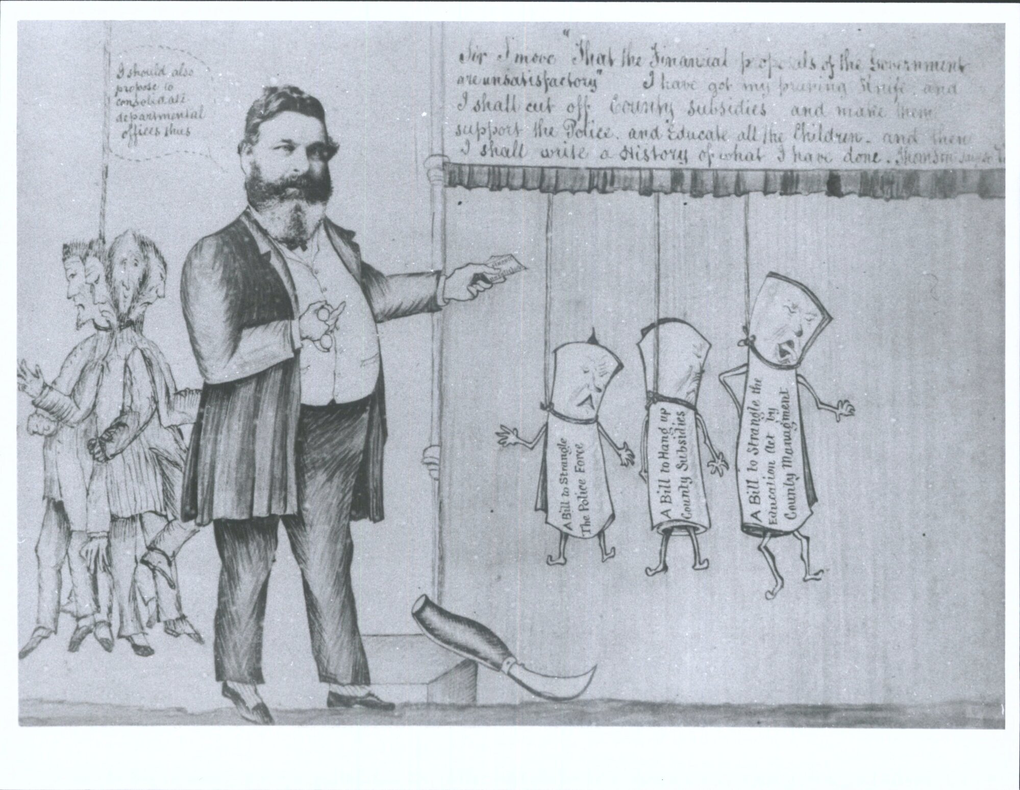 James Macandrew moved vote of no confidence in the Hall Ministry