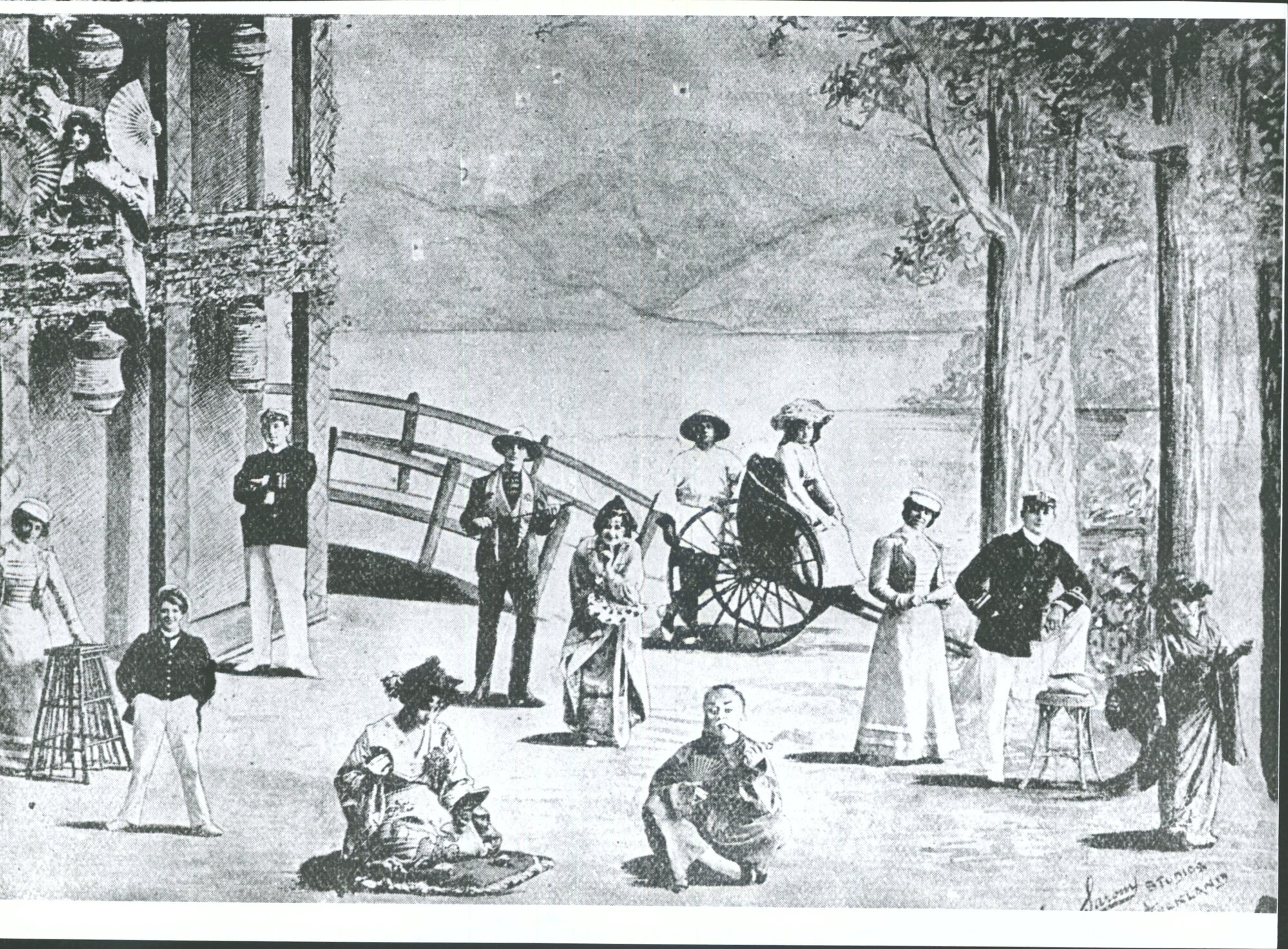 Pollard Opera Company in "The Geisha"