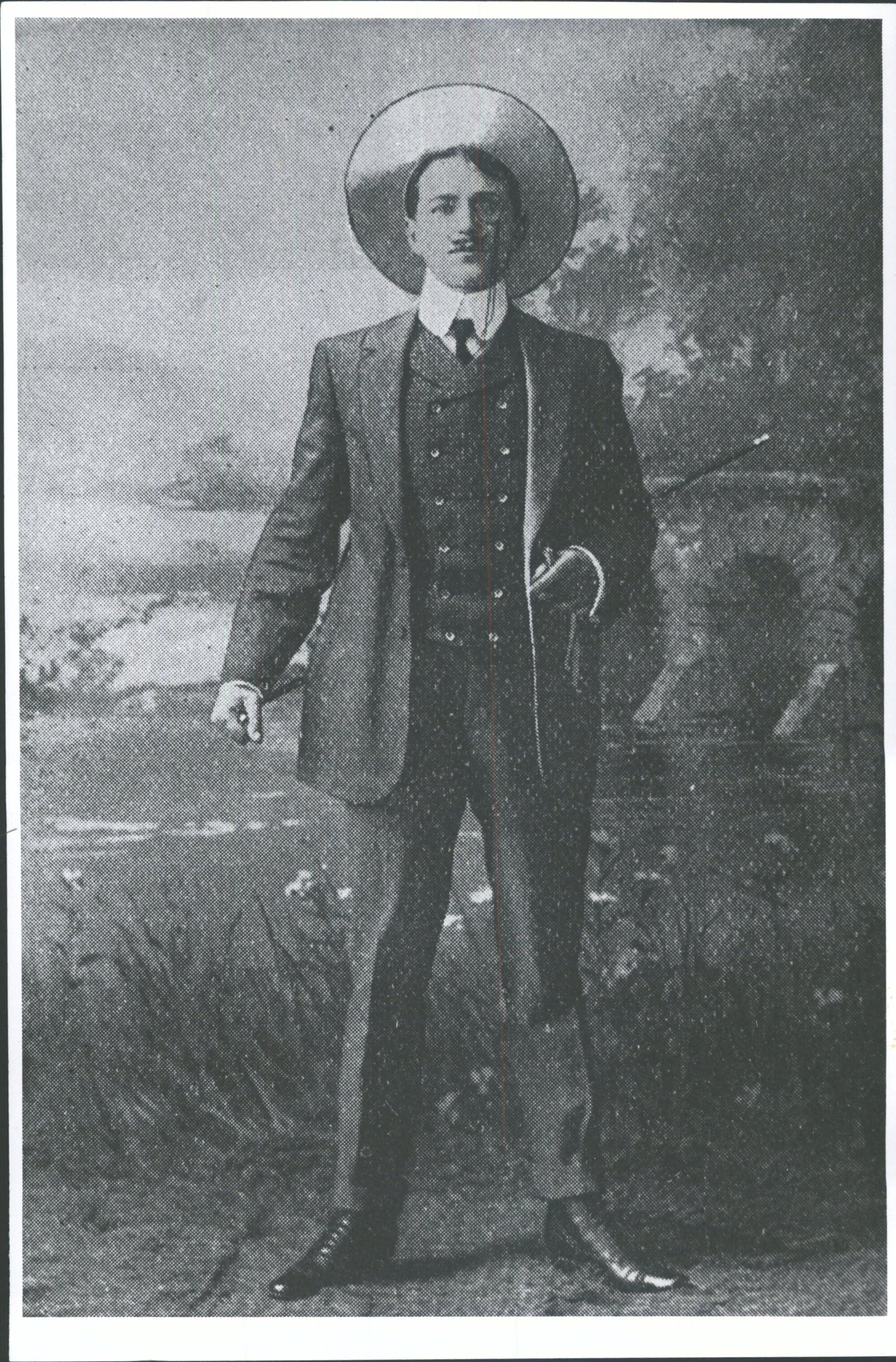 Mr. Percival Aylmer (Pollard Opera Company's new tenor) as Sir Archibald Slackitt in "The Toriador"