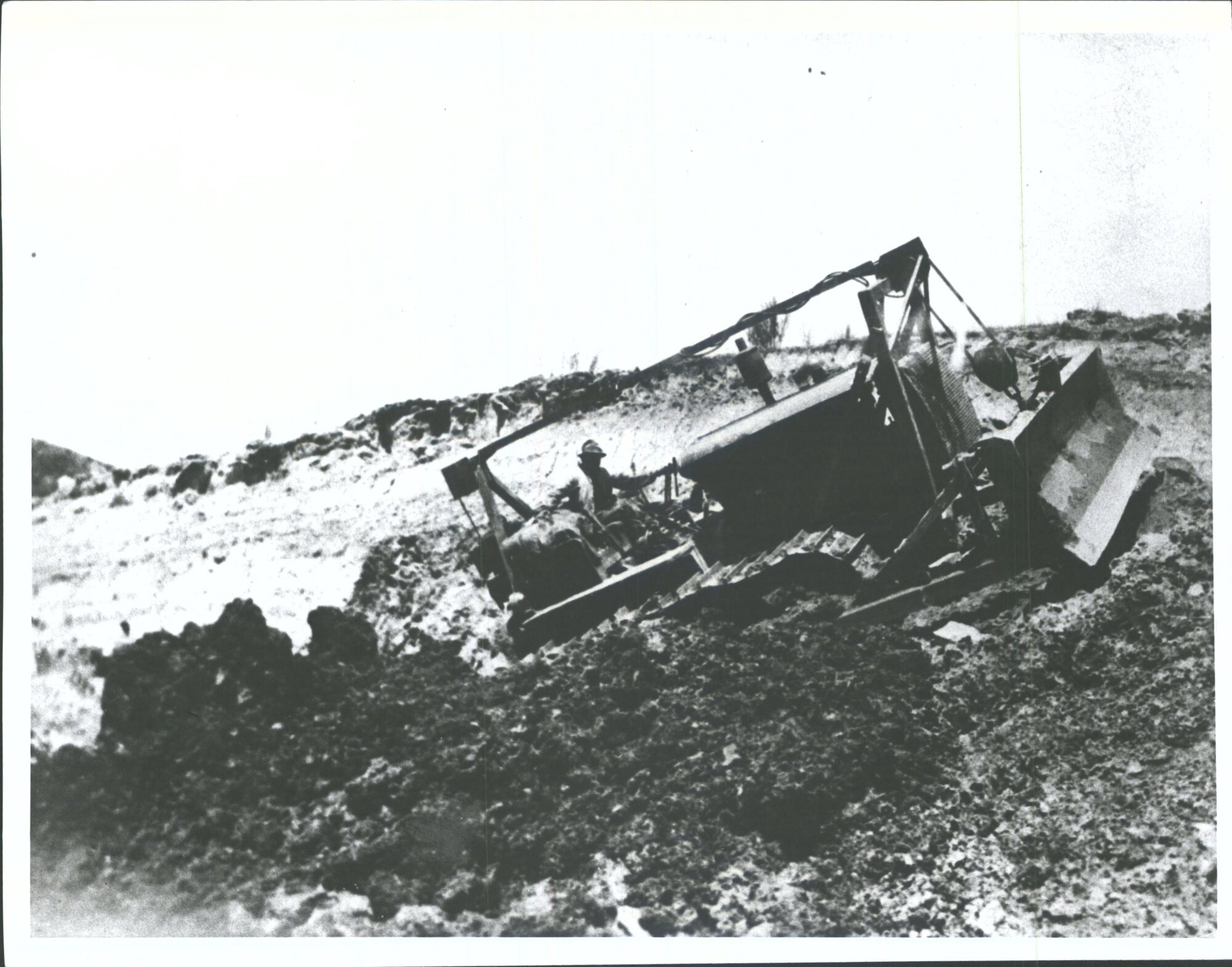 Operating a bulldozer